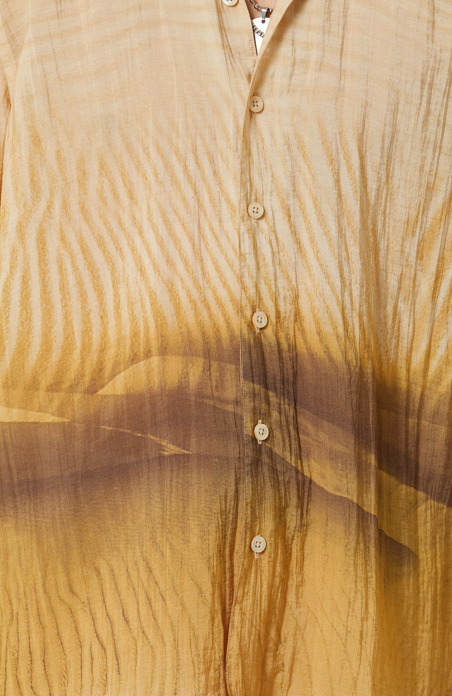 Safran Baskılı Gömlek