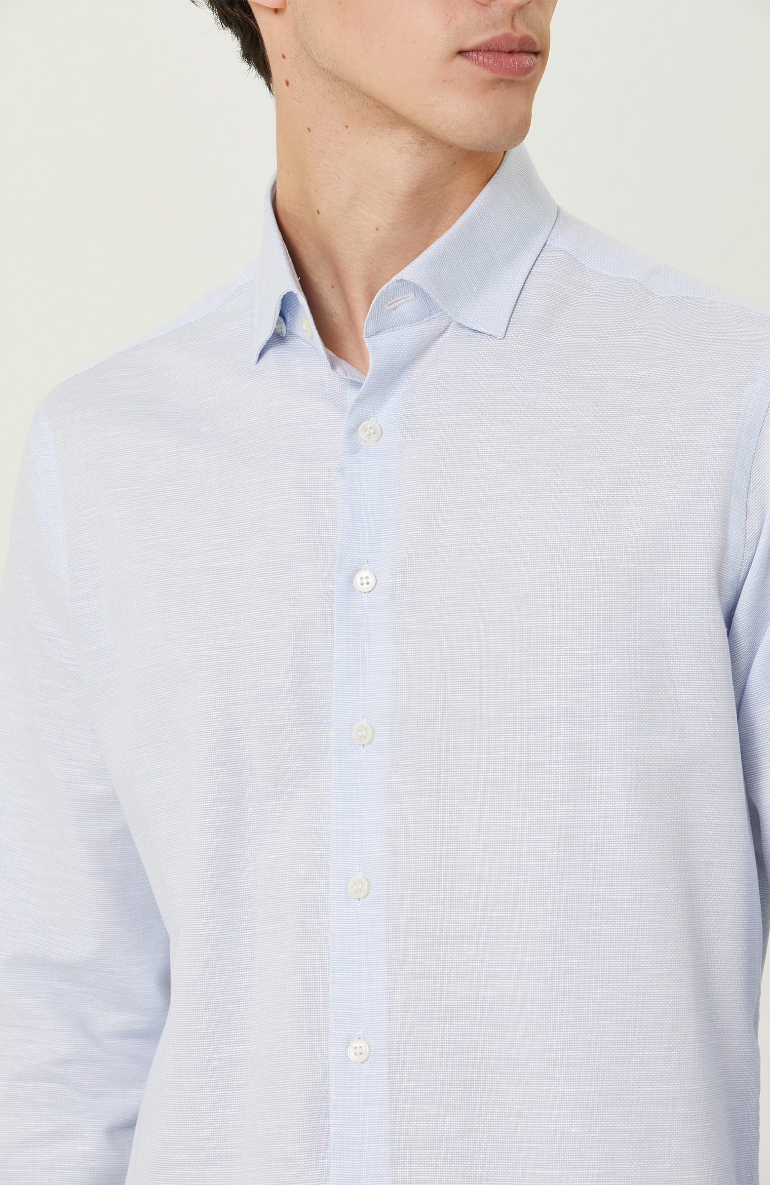 Mavi Desenli Gömlek