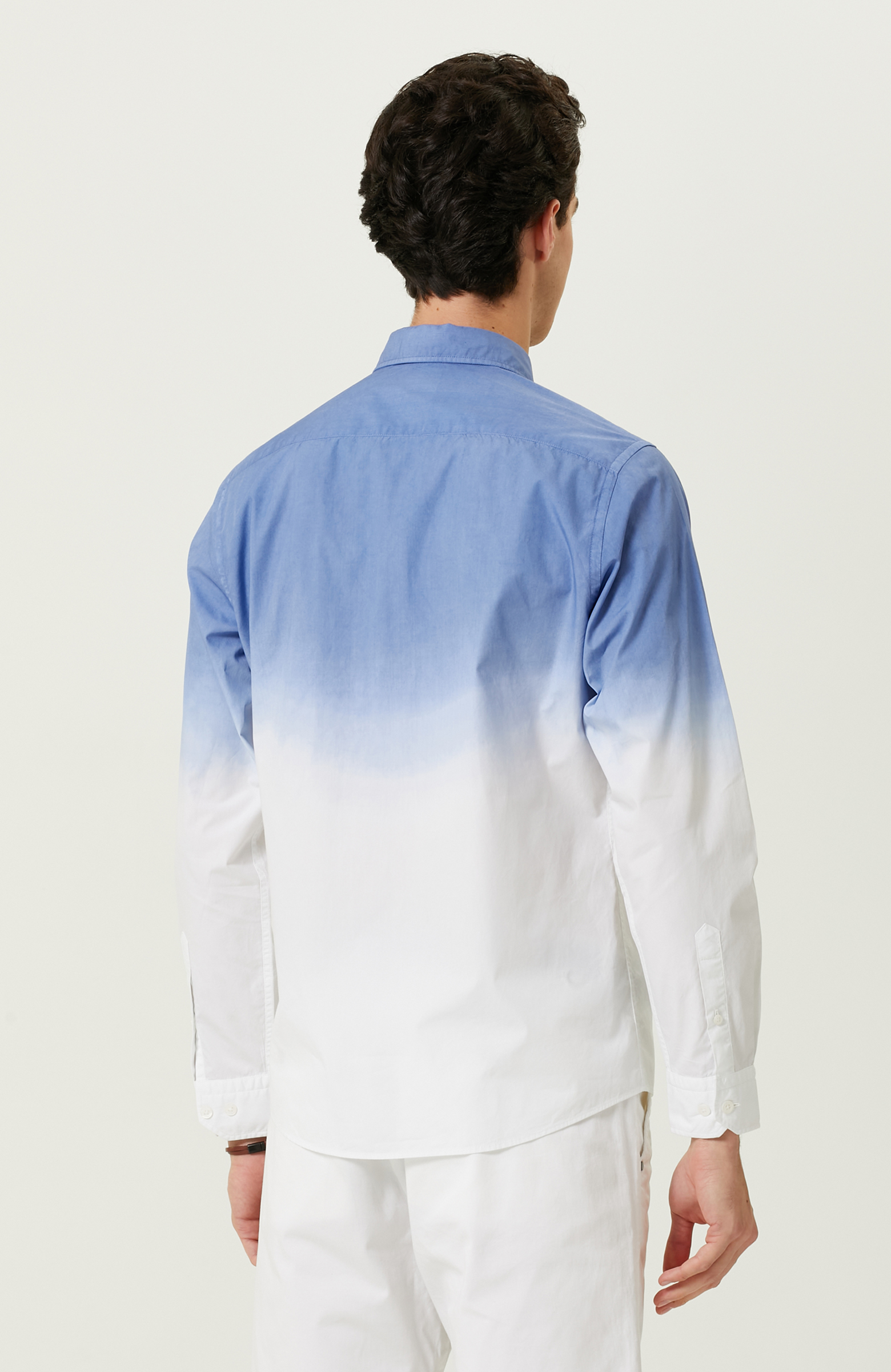 Saks Uzun Kollu Gömlek