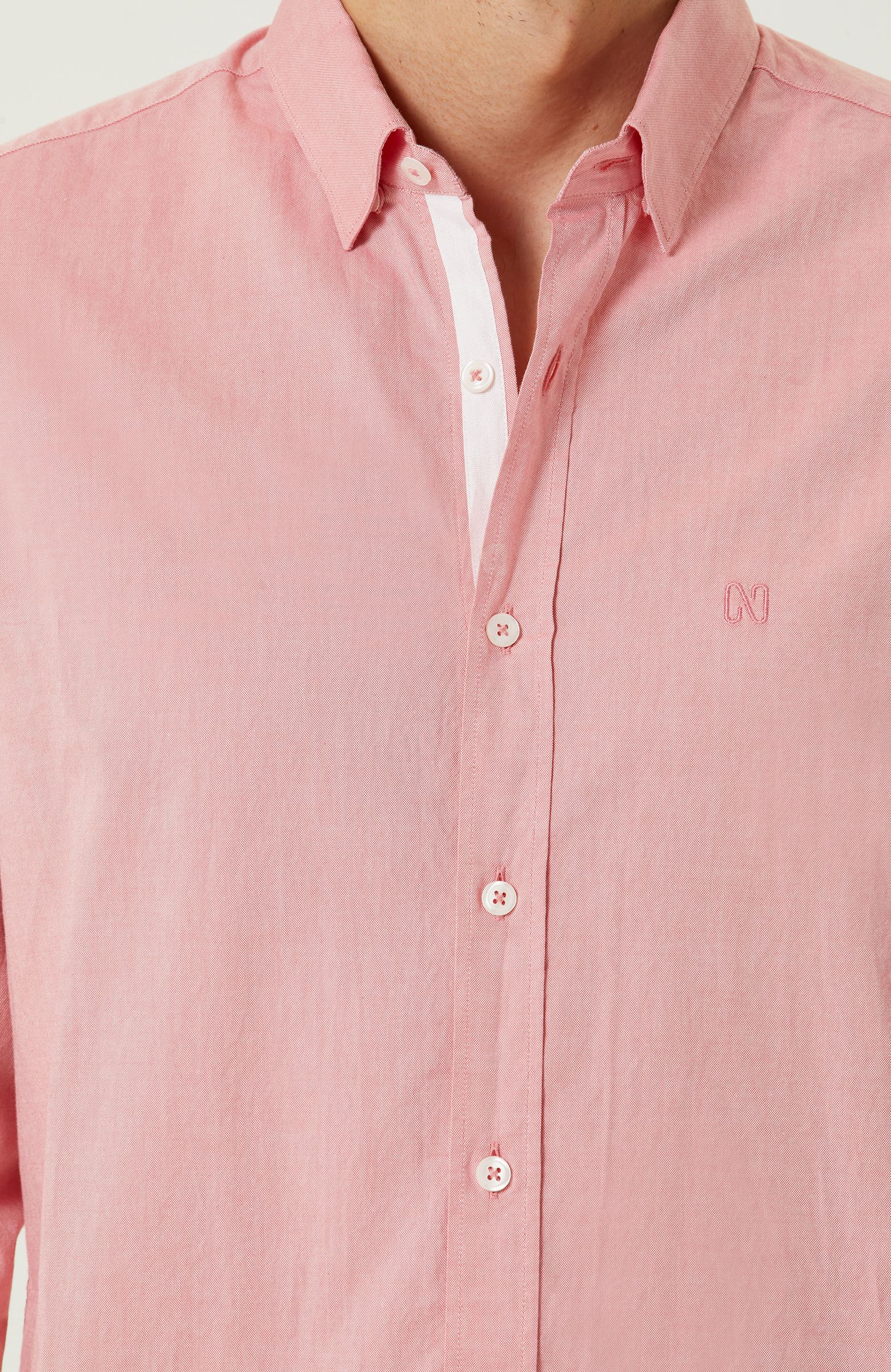 Pembe Uzun Kollu Gömlek