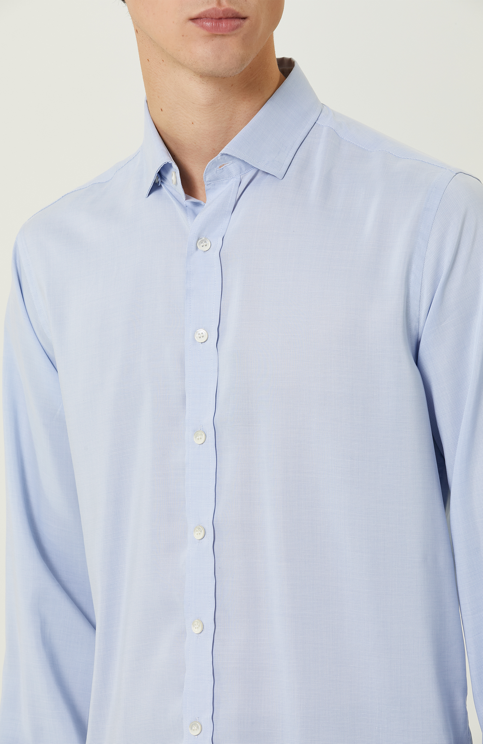 Mavi Desenli Gömlek