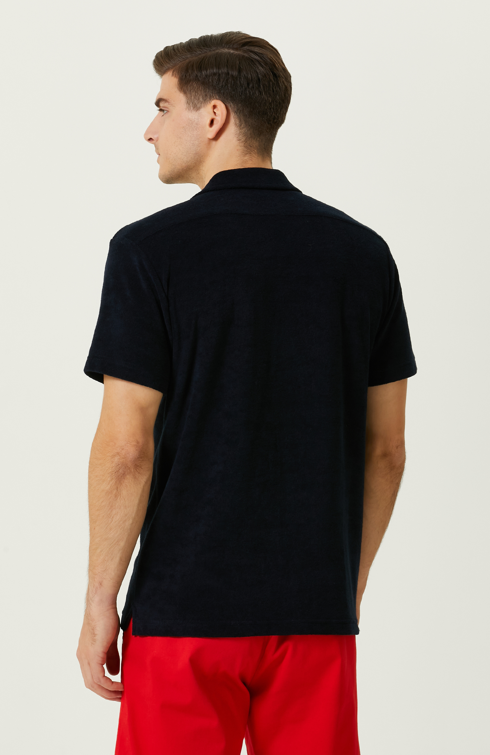 Lacivert Kısa Kollu Gömlek