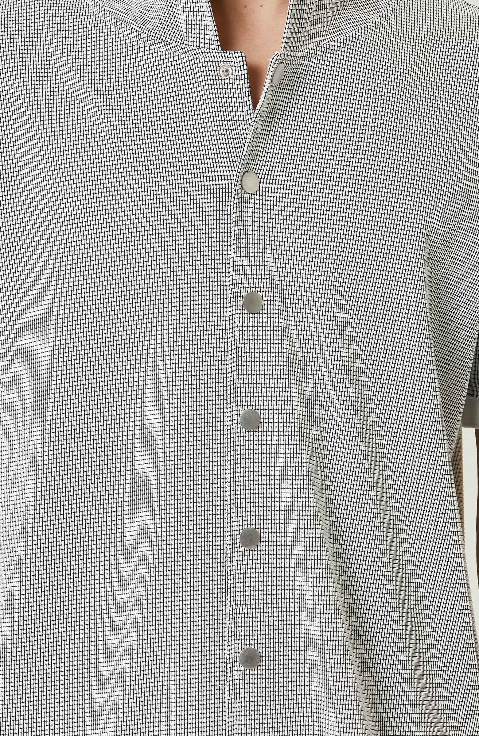 Siyah Beyaz Desenli  Gömlek