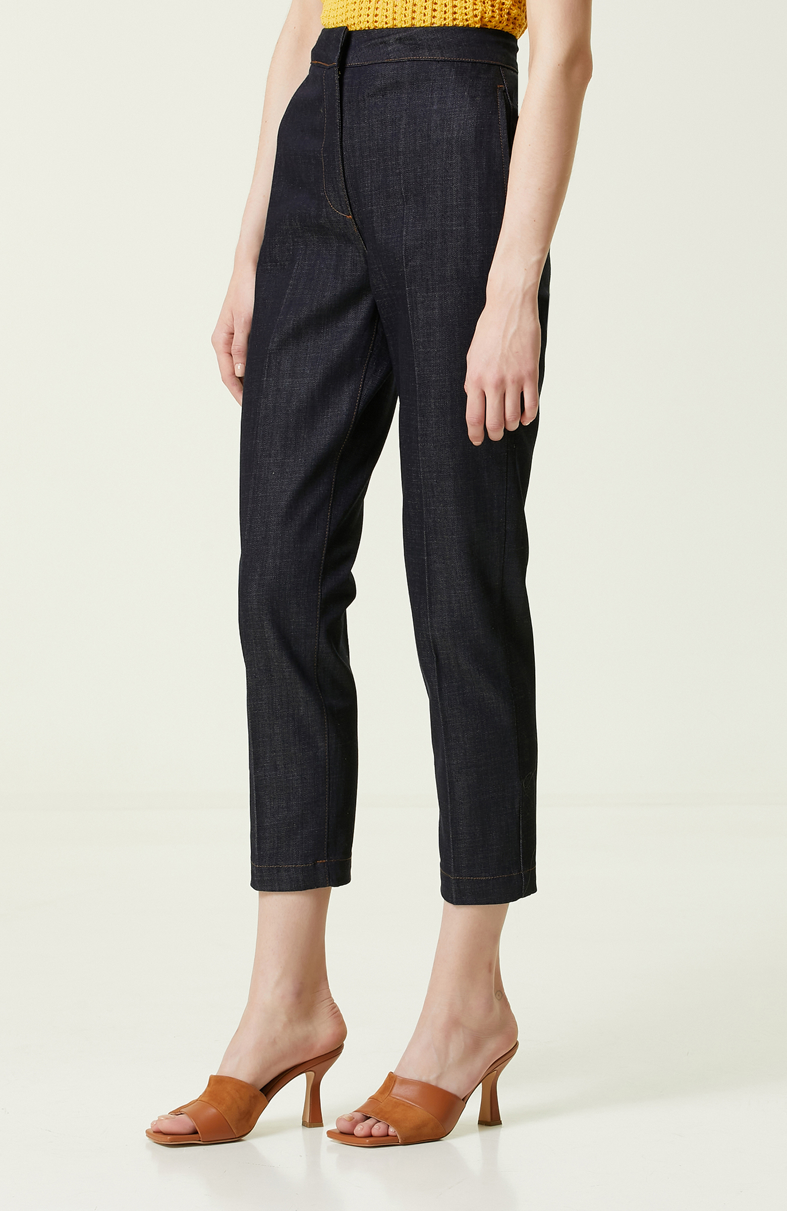 Lacivert Denim Pantolon