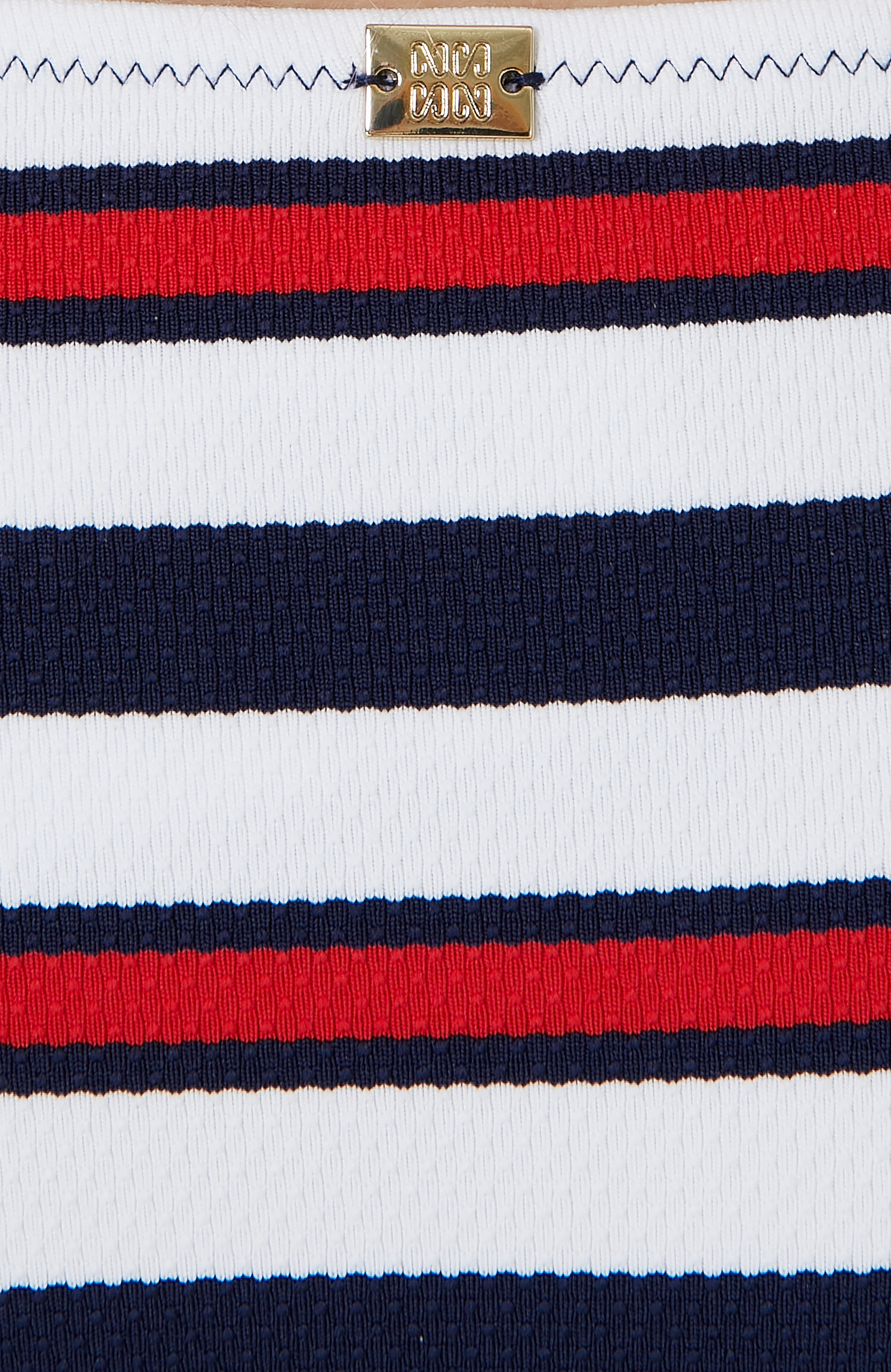 Lacivert Çizgili Bikini Takımı