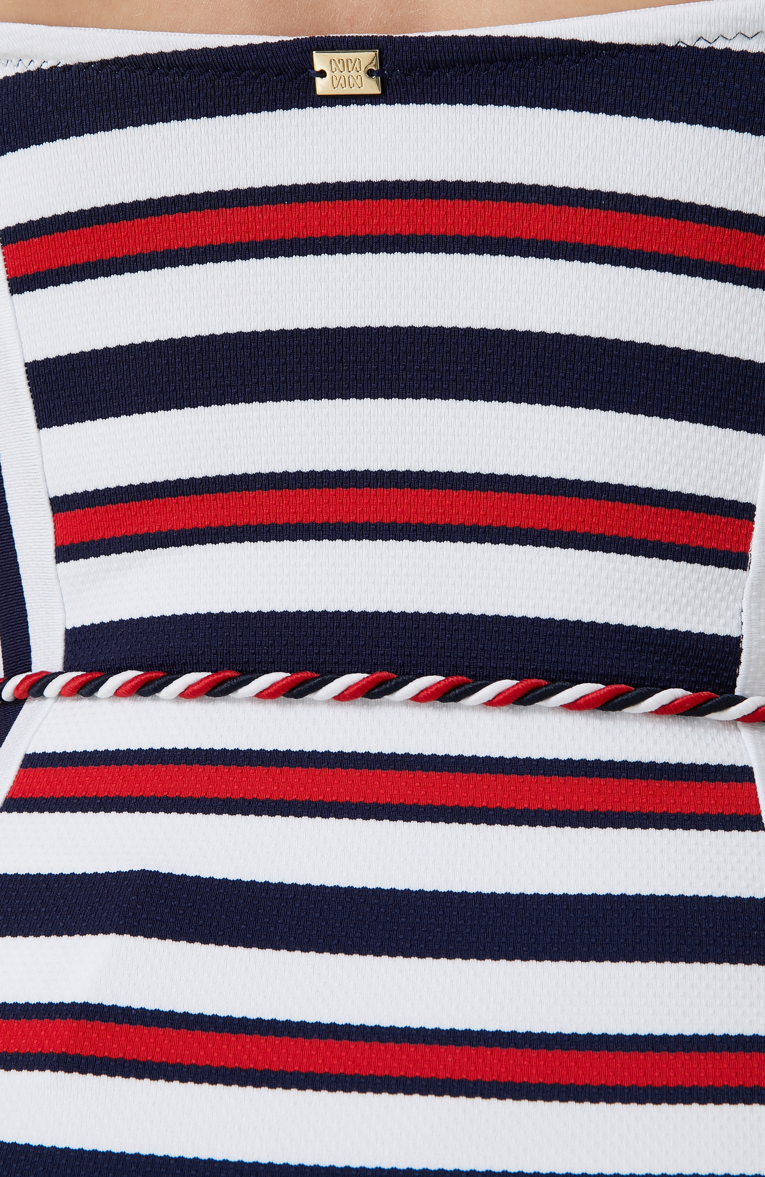 Lacivert Kırmızı Çizgili Mayo