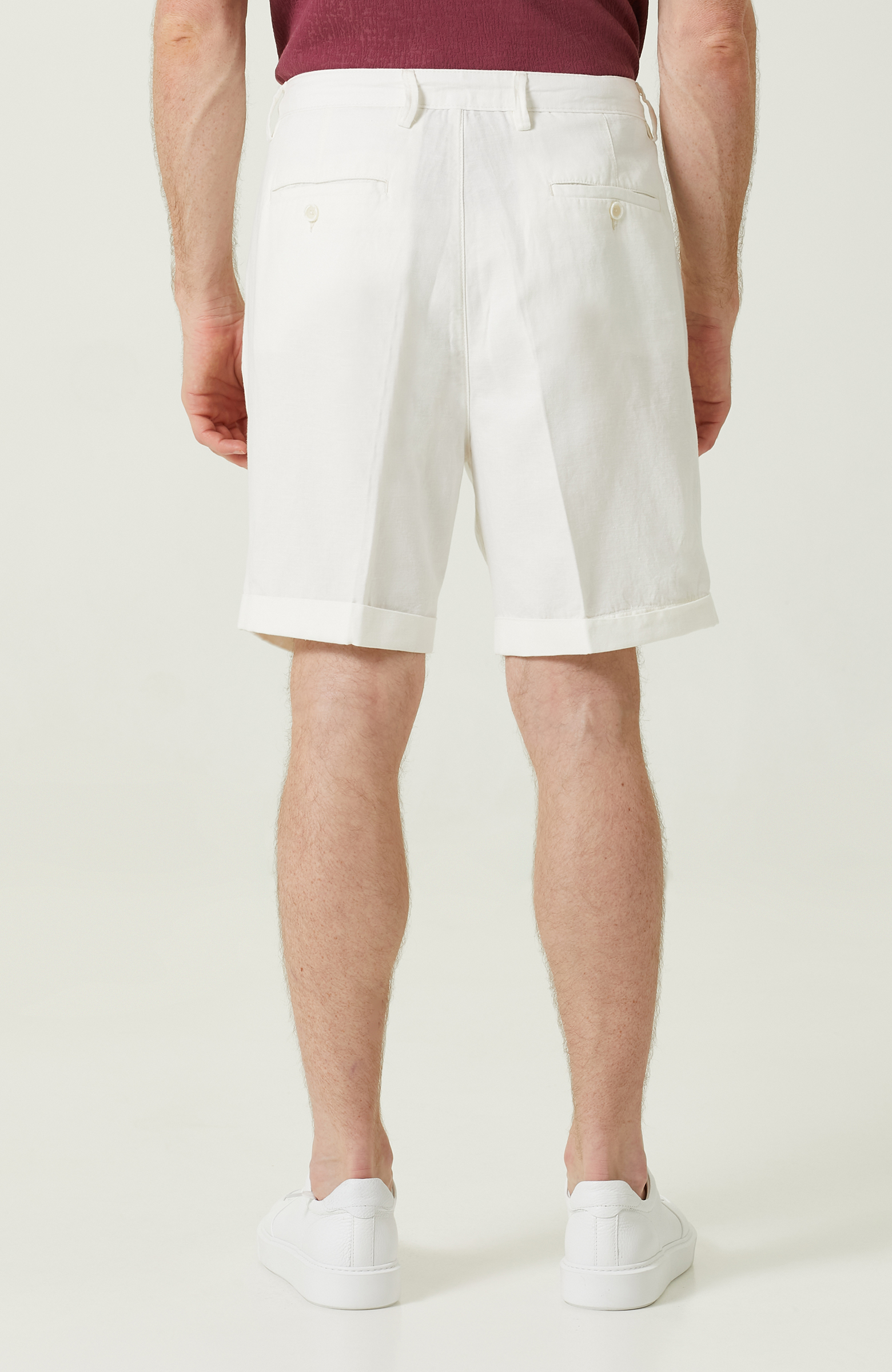 Normal Bel Ekru Şort