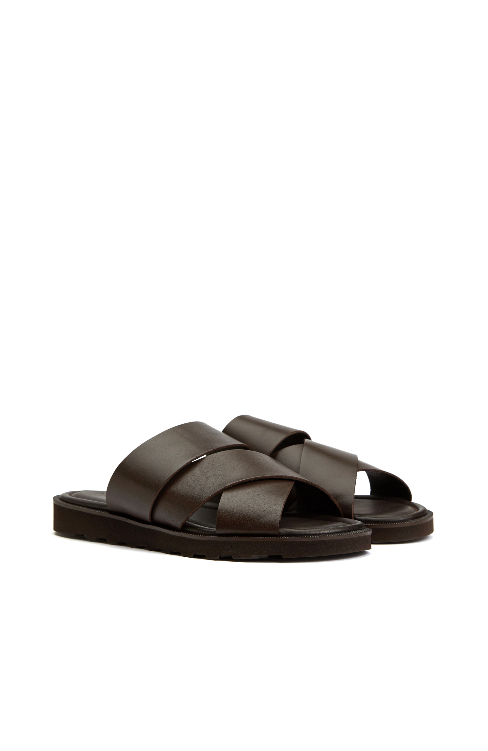 Kahverengi Erkek Deri Terlik