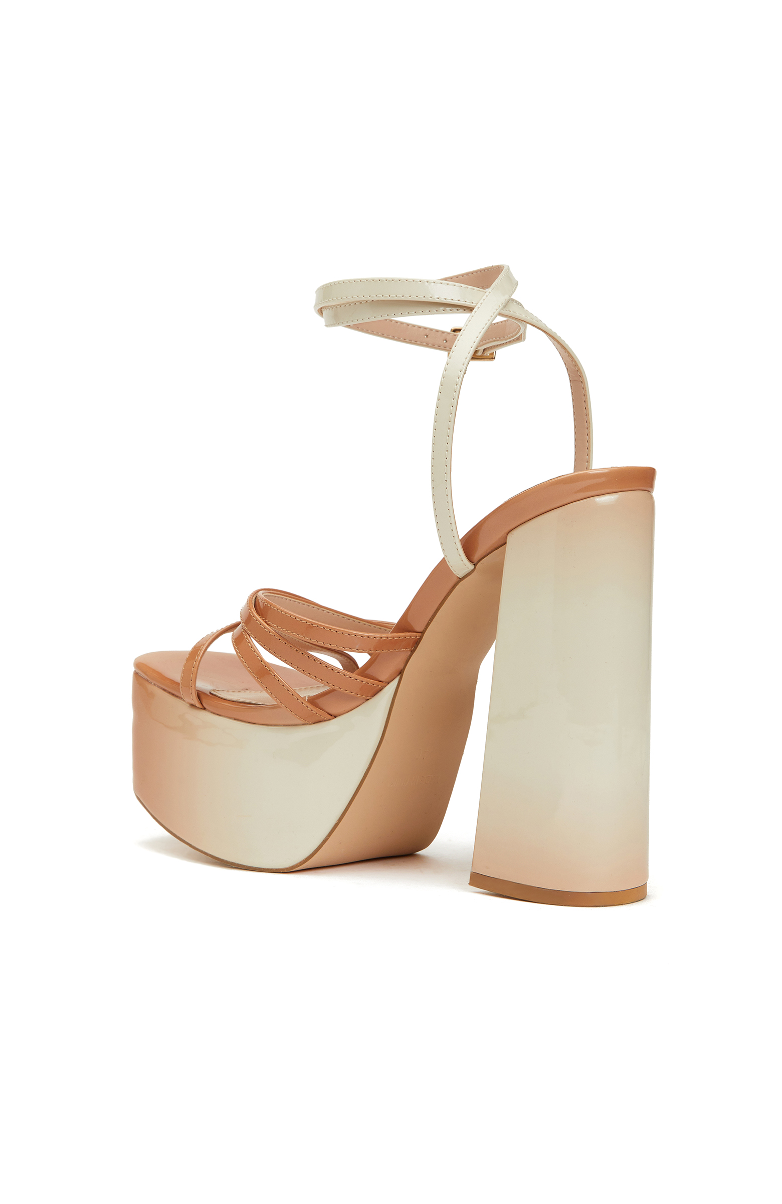 Krem Kadın Deri Sandalet