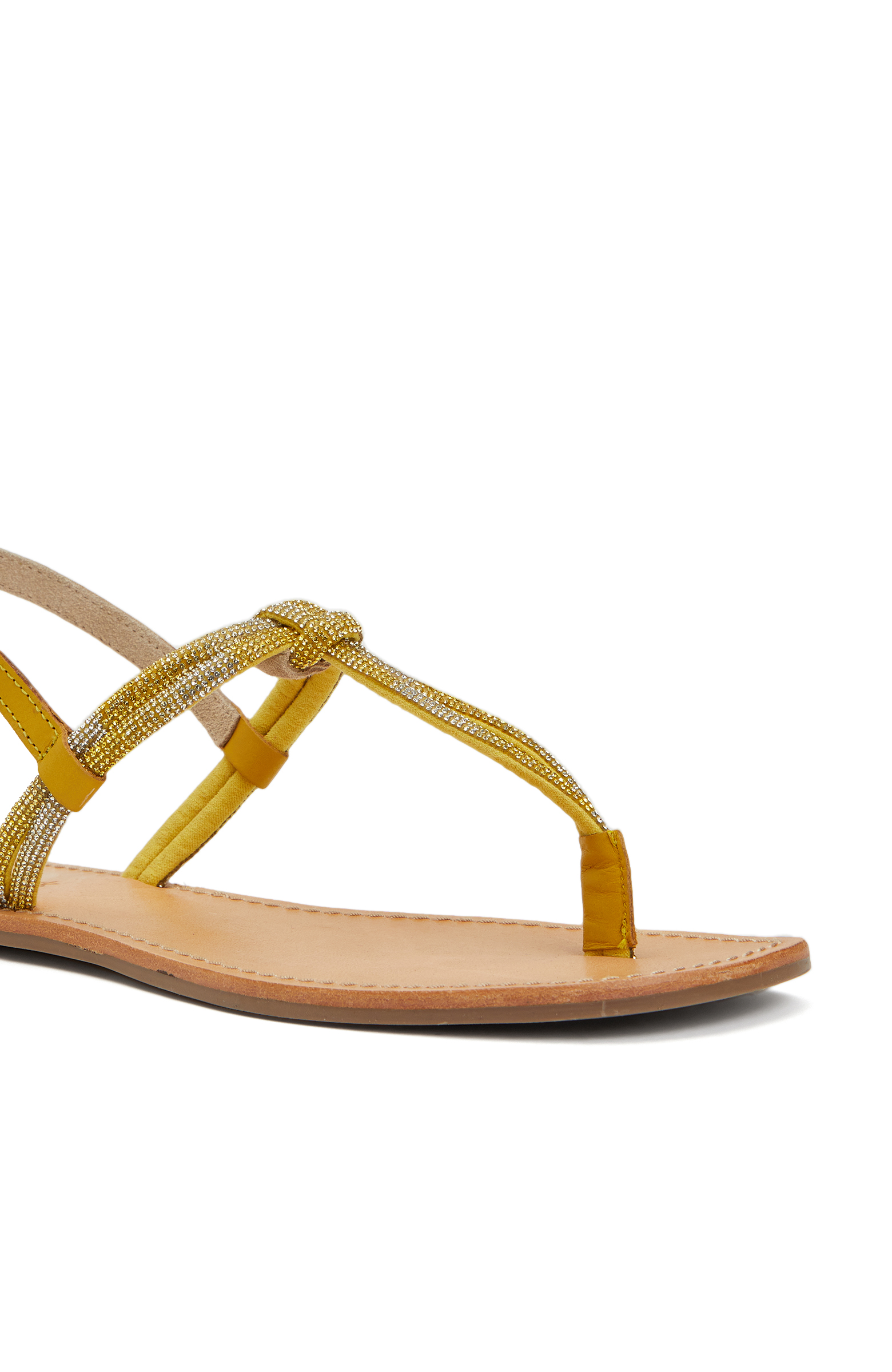 Sarı Kadın Sandalet 