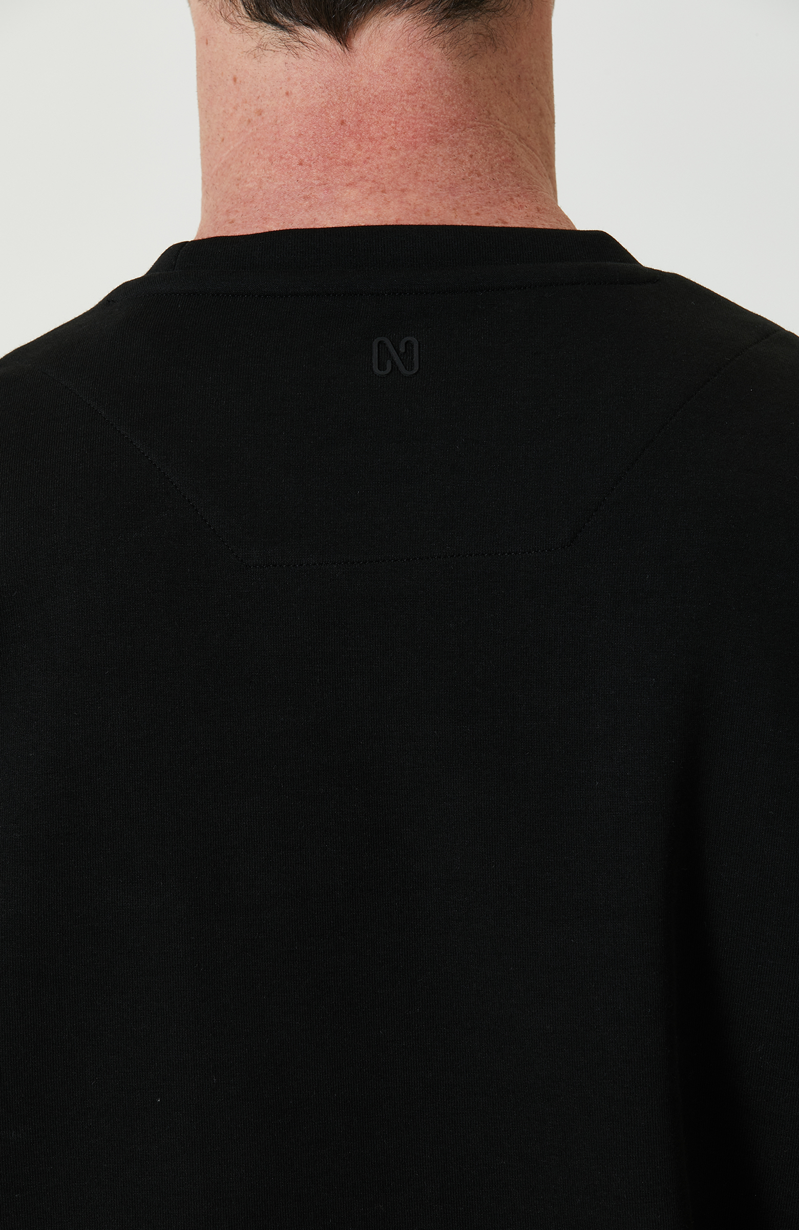 Kısa Kollu Düz Siyah T-Shirt