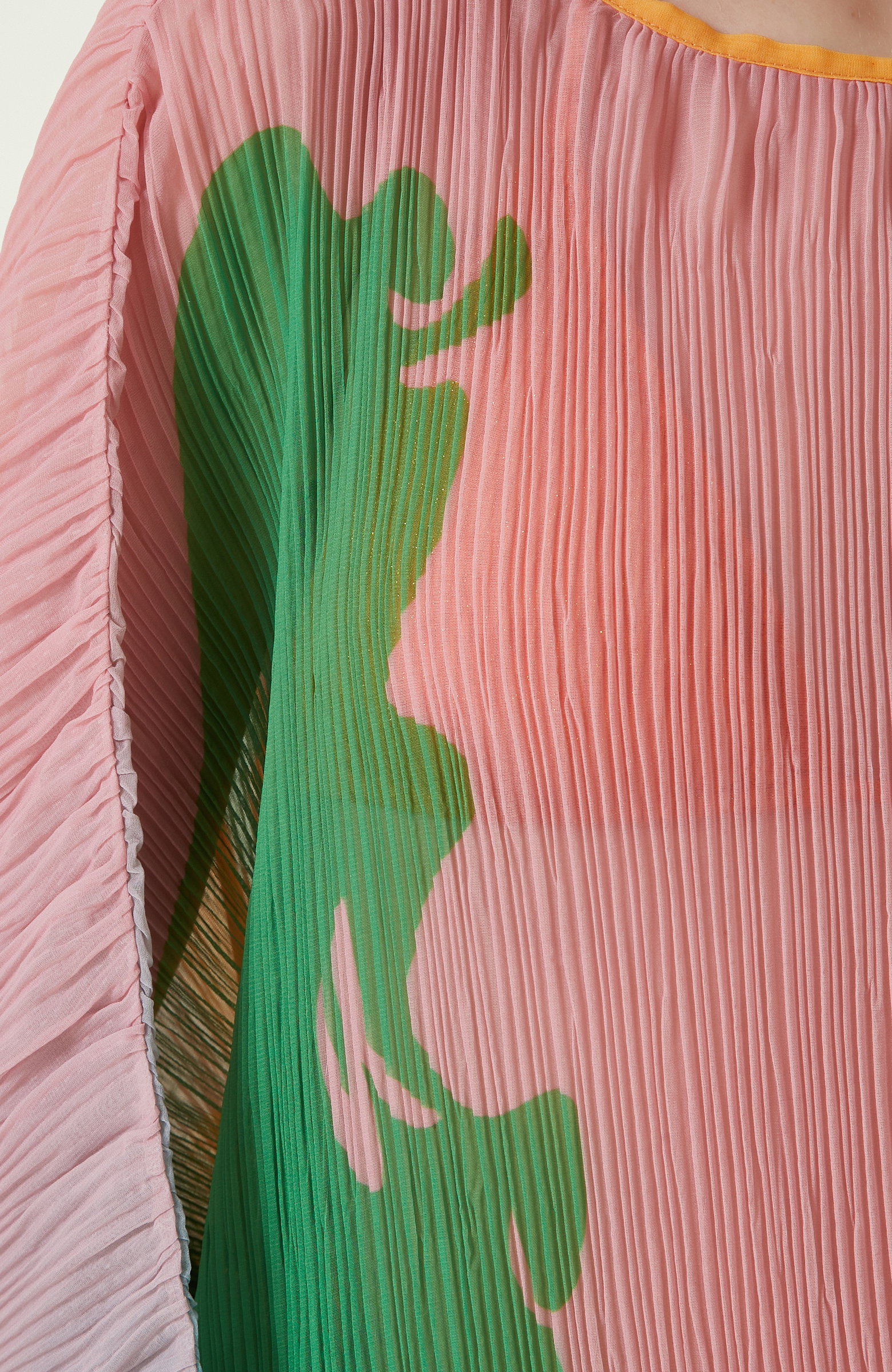 Turkuaz Yeşil Desenli Pareo