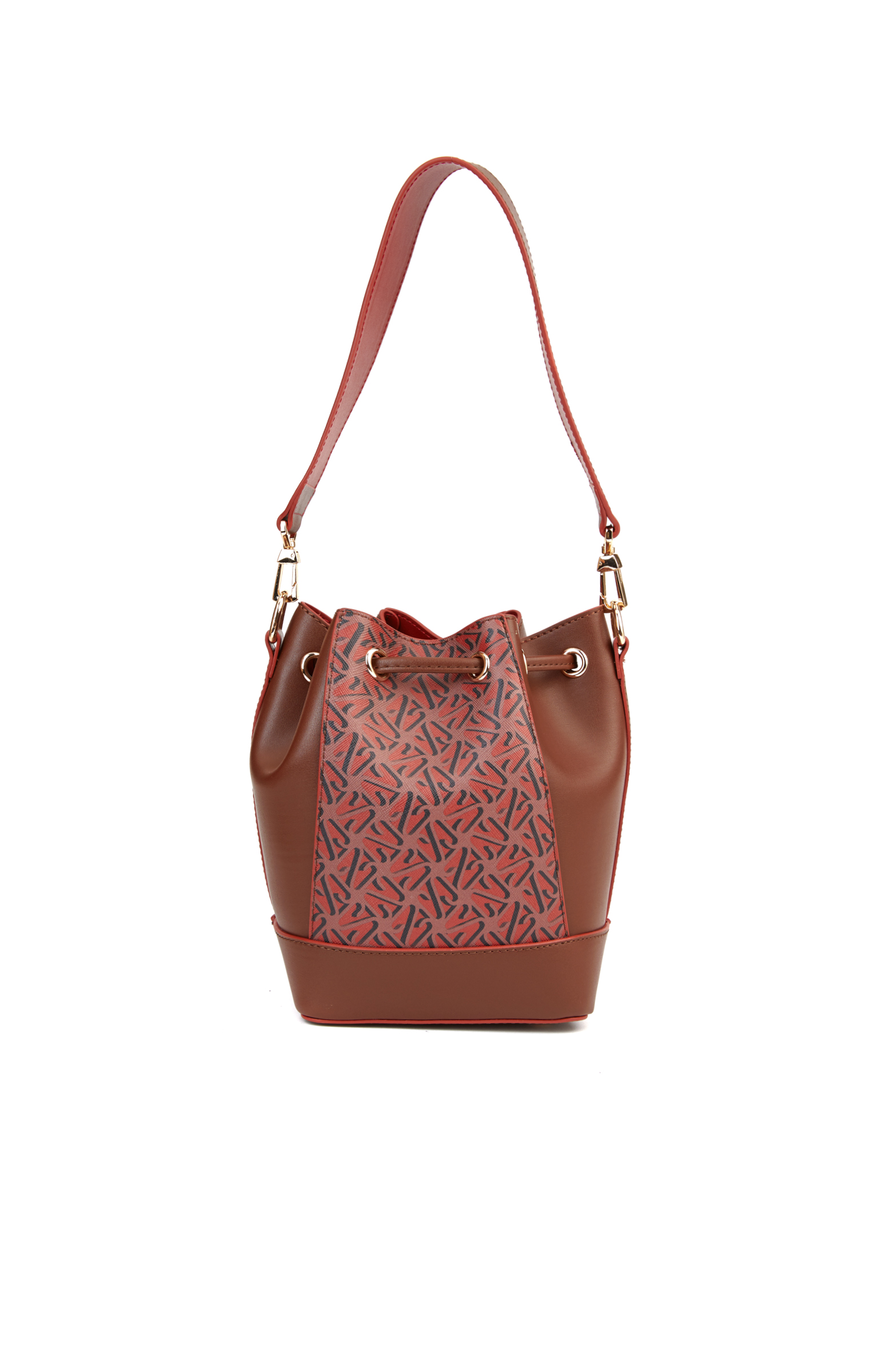 Monogram Kiremit Kahverengi Kadın Postacı Çantası