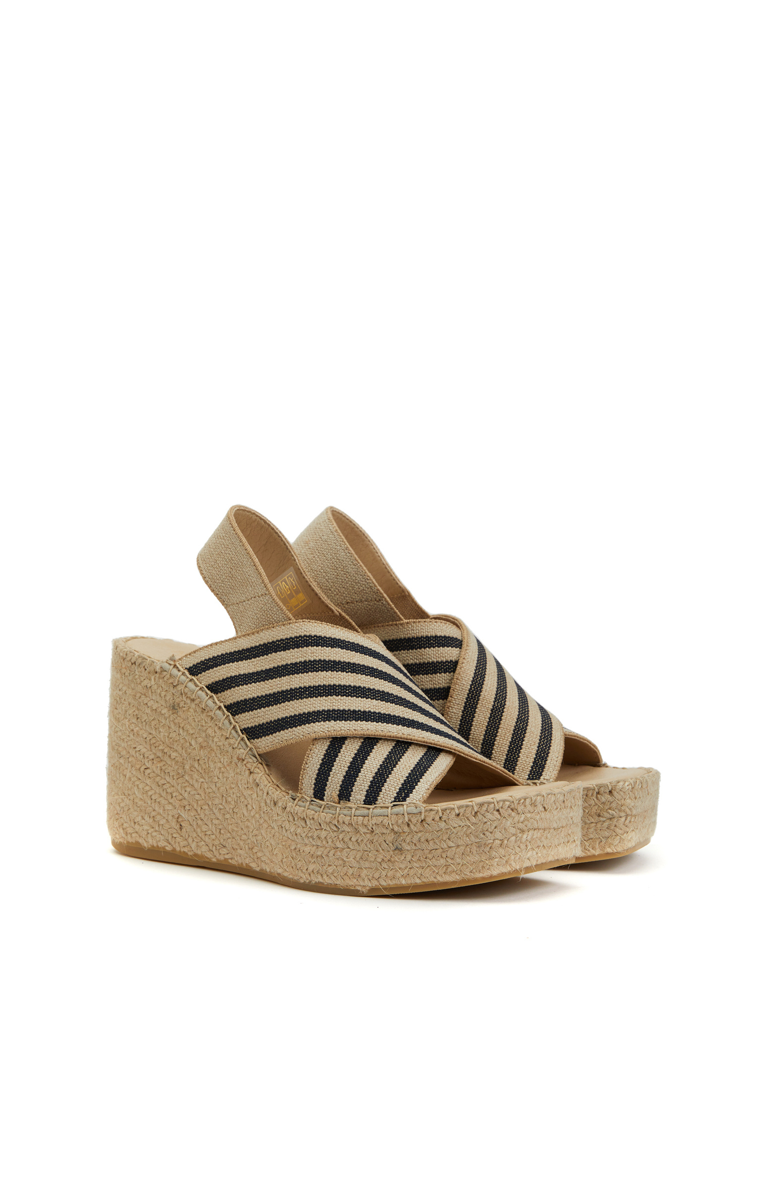 Lacivert Kadın Keten Espadril