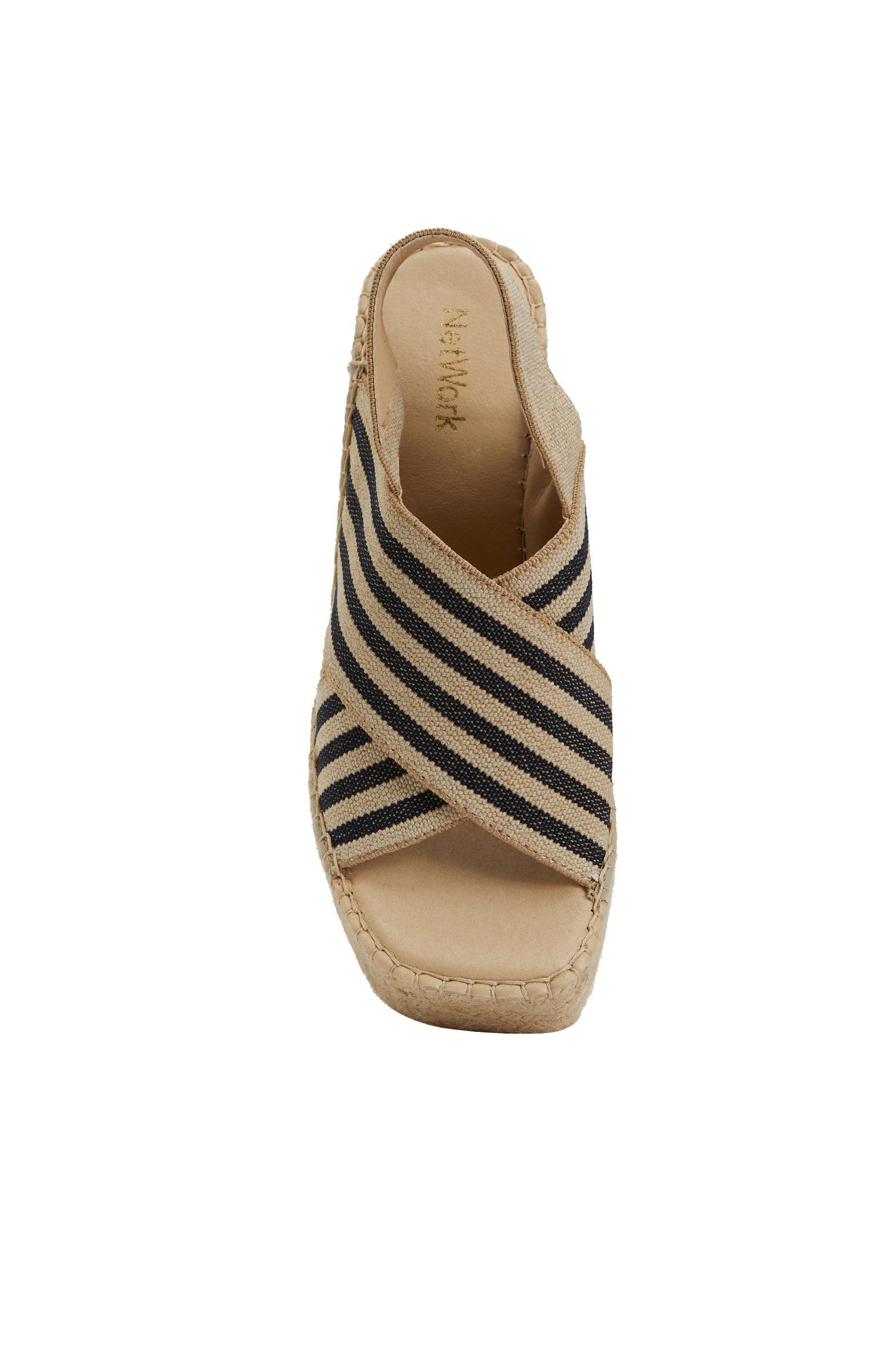 Lacivert Kadın Keten Espadril