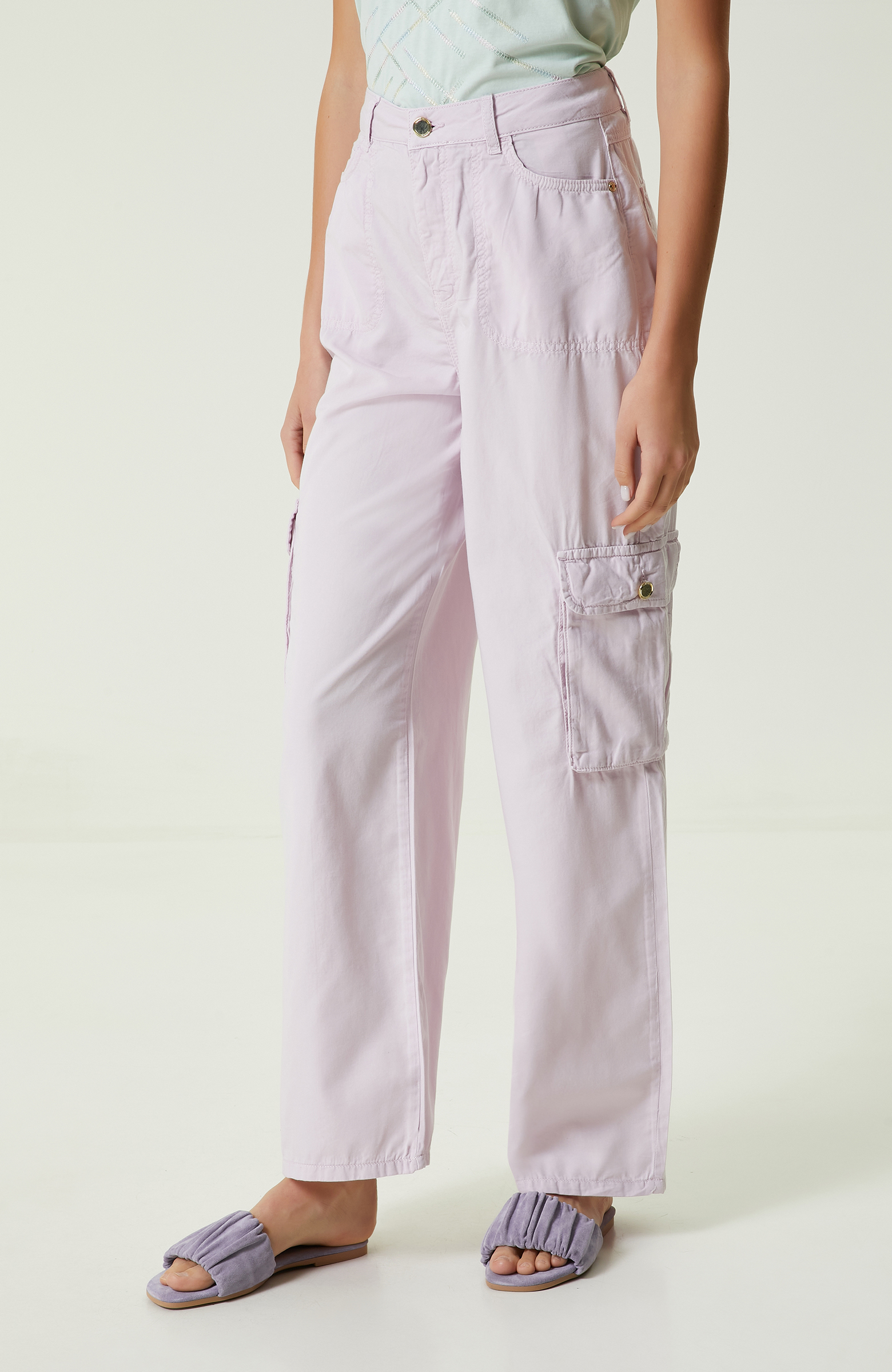 Pembe Denim Pantolon