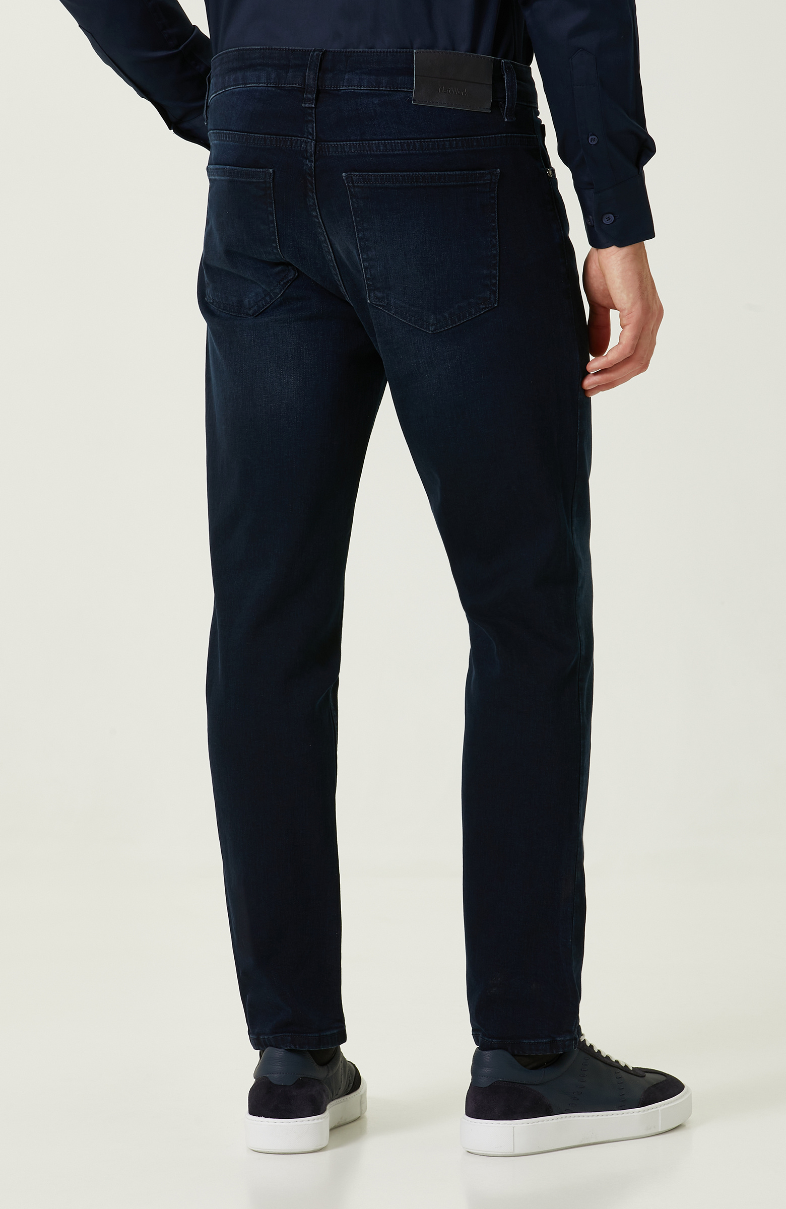 Lacivert Denim Pantolon