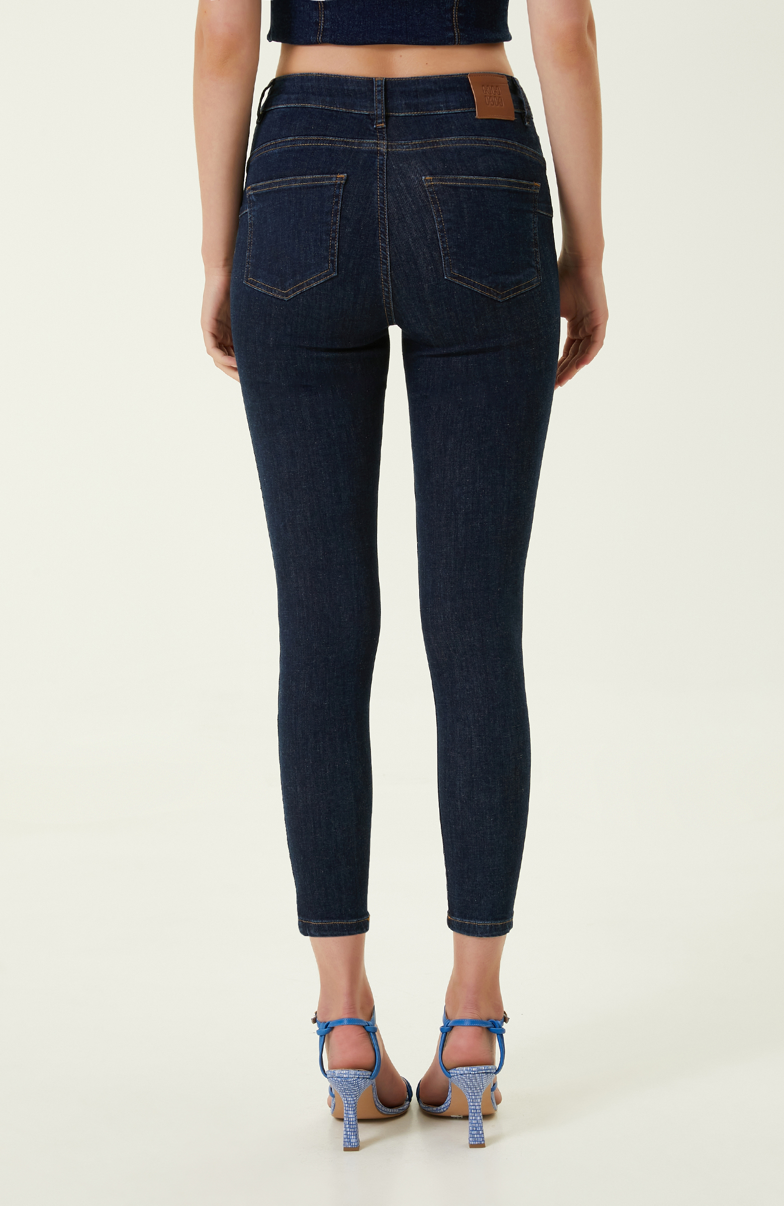 Skinny Lacivert Denim Pantolon_3