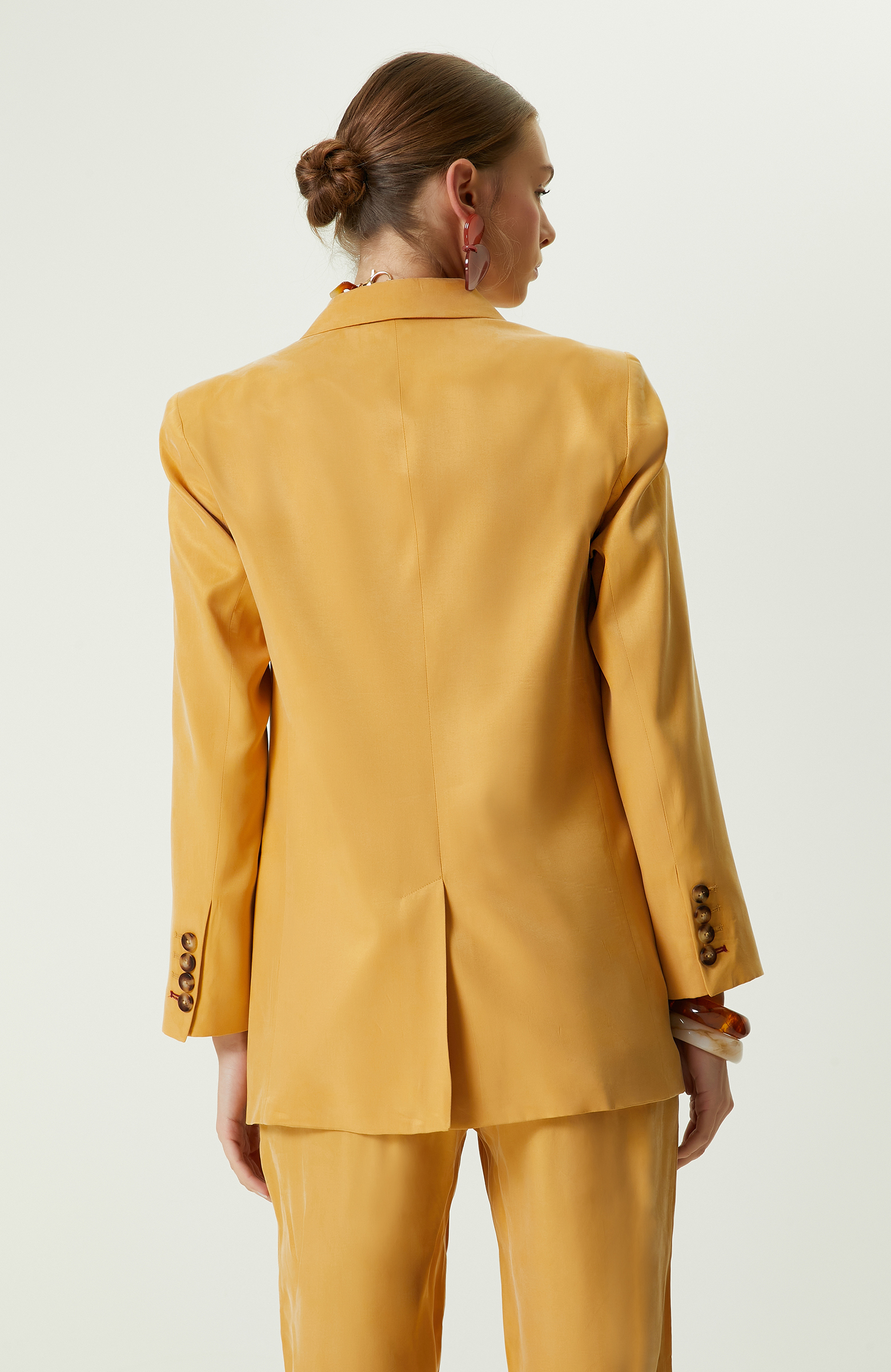 Safran Cupro Blazer Ceket