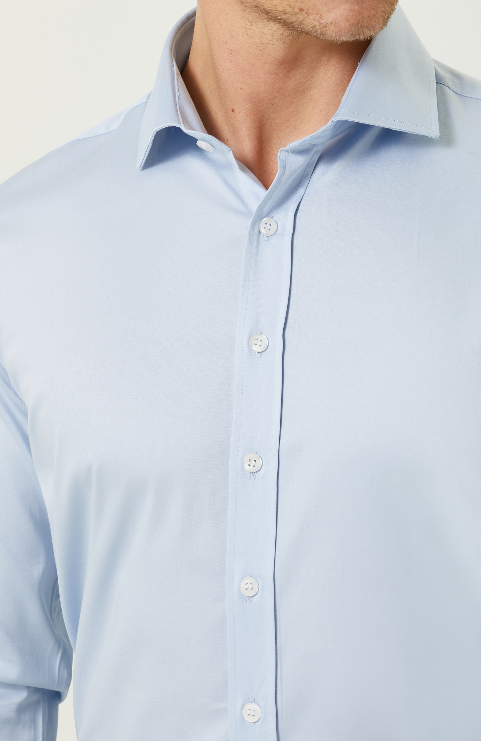 Açık Mavi Uzun Kollu Gömlek