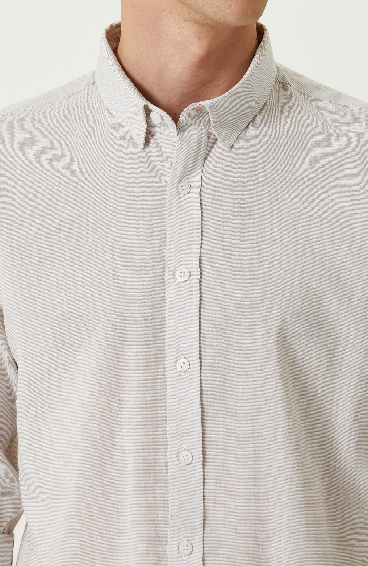 Vizon Pamuklu Uzun Kollu Gömlek