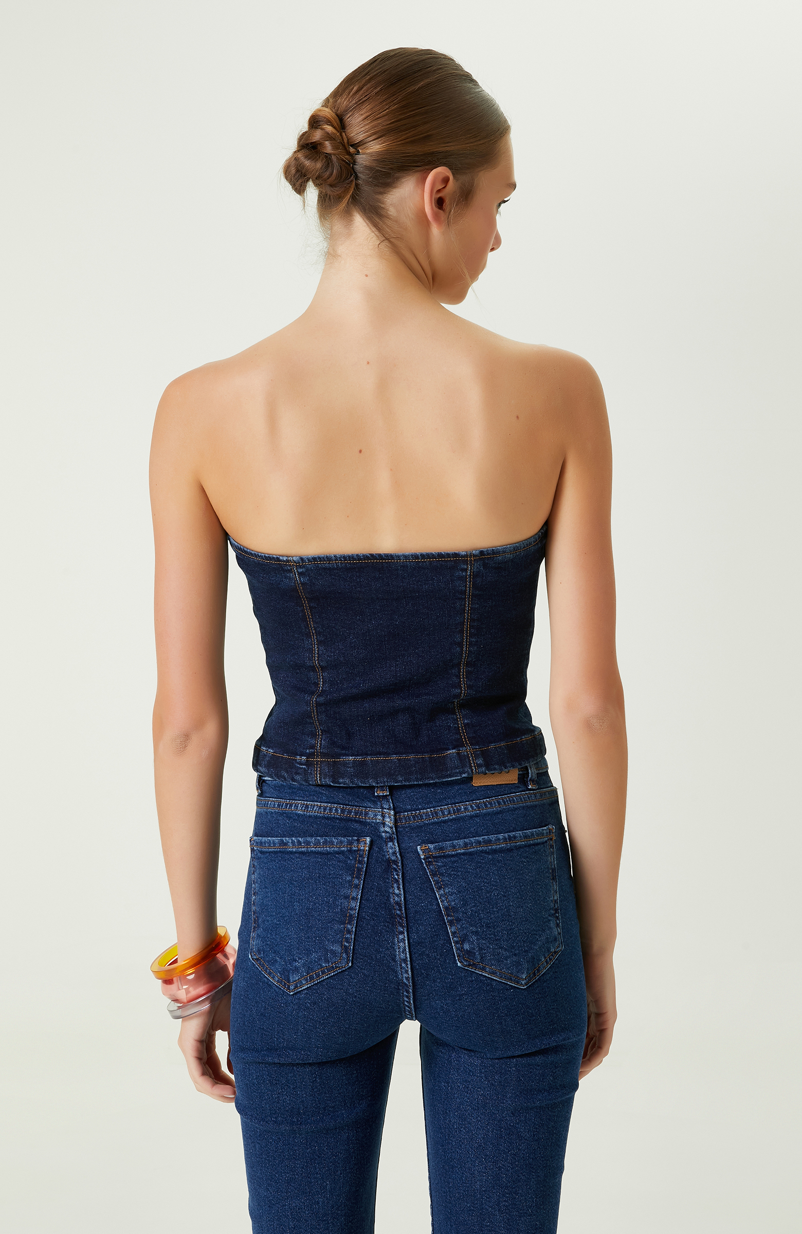 İndigo Denim Bluz