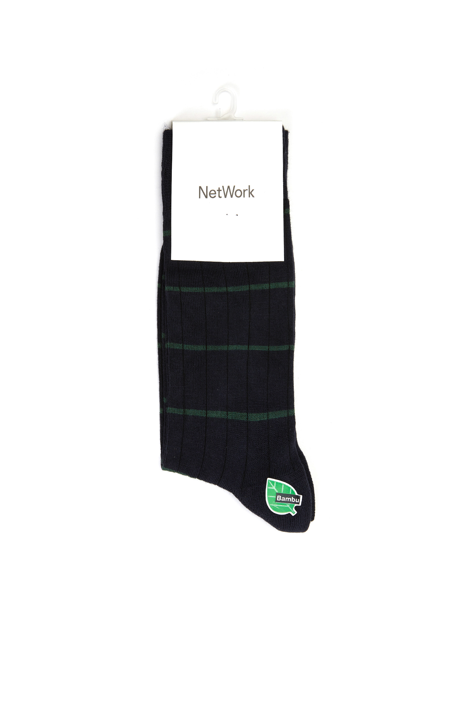 Yeşil Lacivert Erkek Bambu Çorap