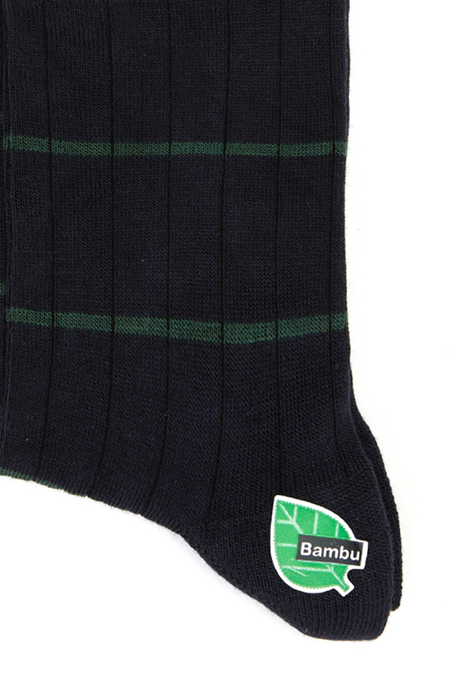 Yeşil Lacivert Erkek Bambu Çorap