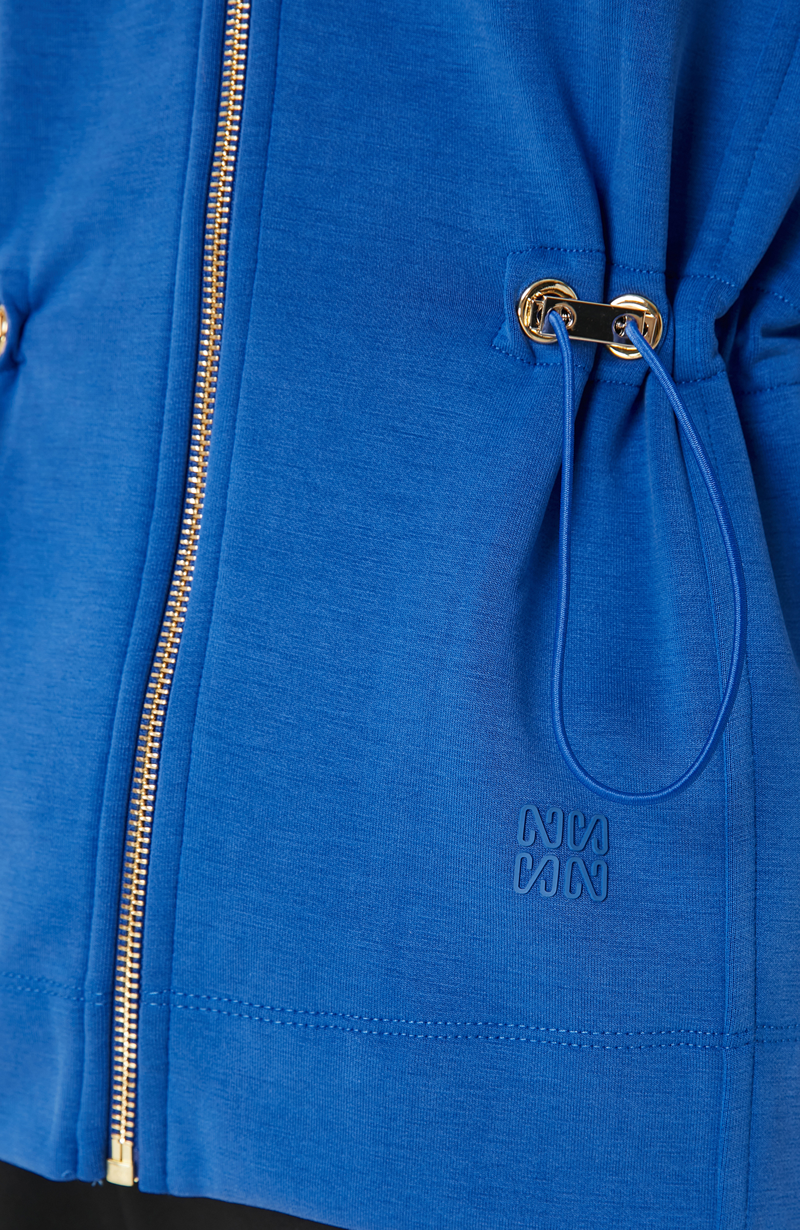 Saks Kapüşonlu Ceket