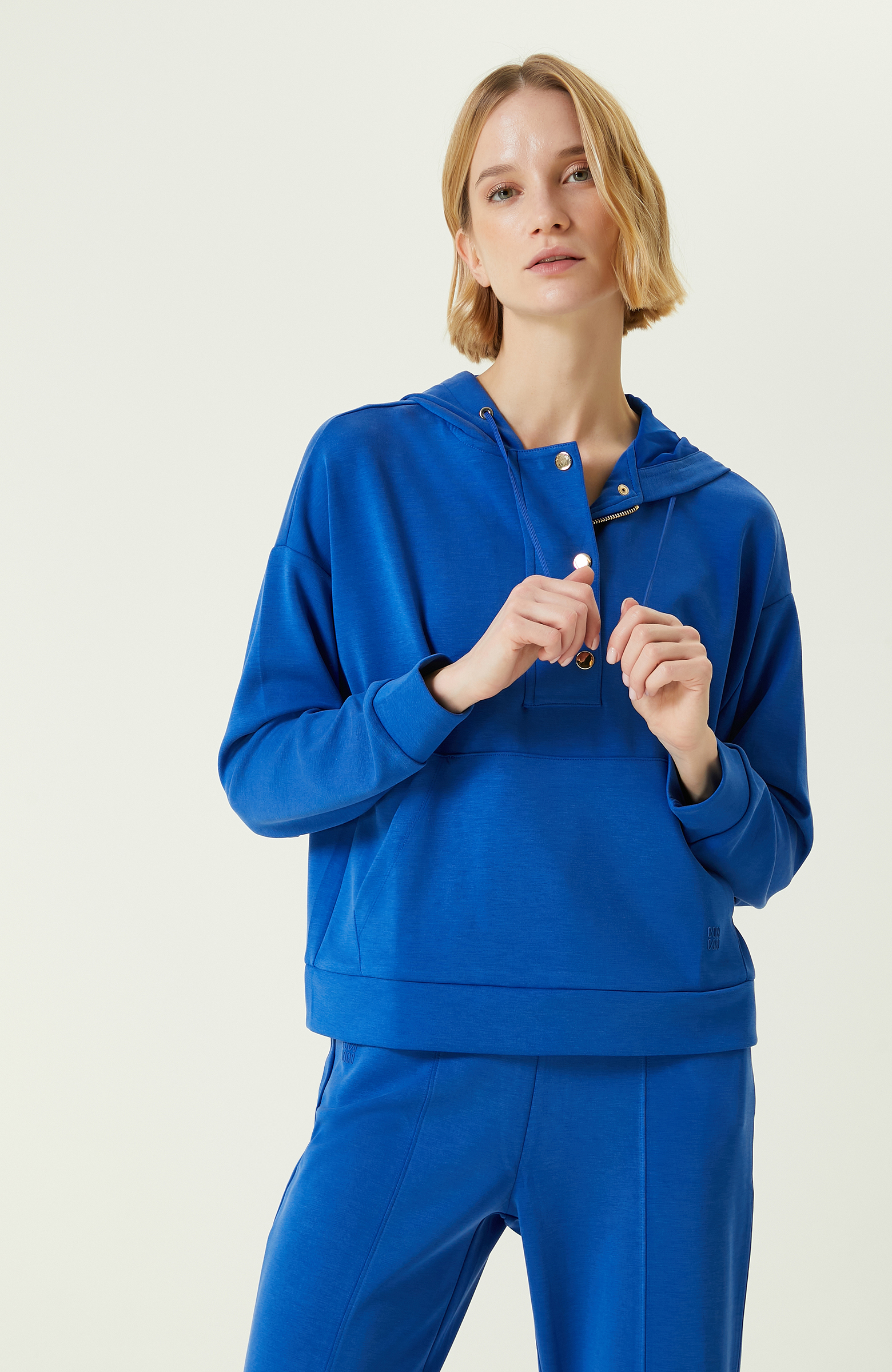Saks Kapüşonlu Sweatshirt 