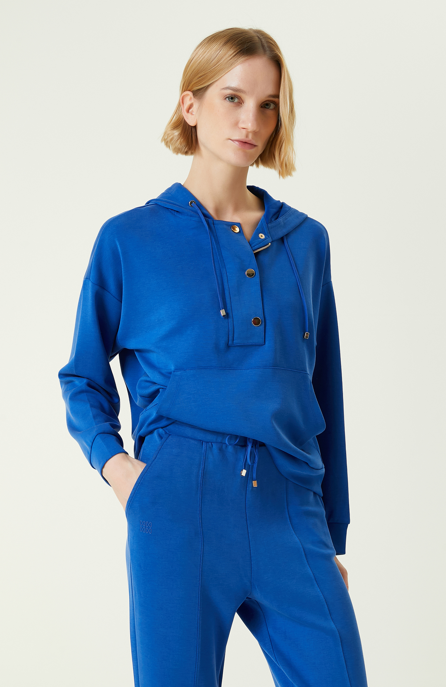 Saks Kapüşonlu Sweatshirt 