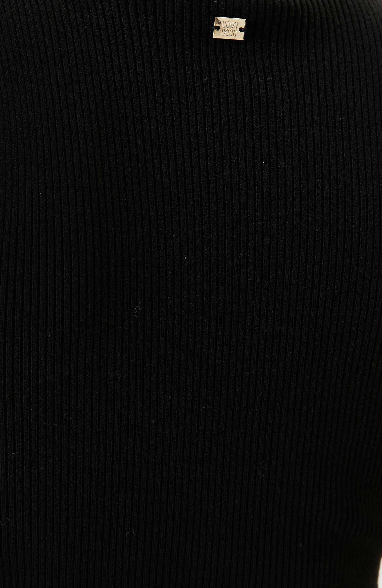 Kolsuz Siyah V Yaka Triko Kazak