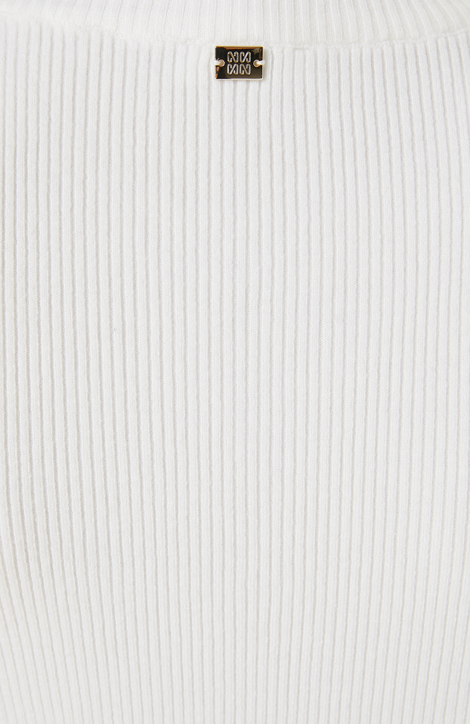 Ekru Bisiklet Yaka Triko Kazak