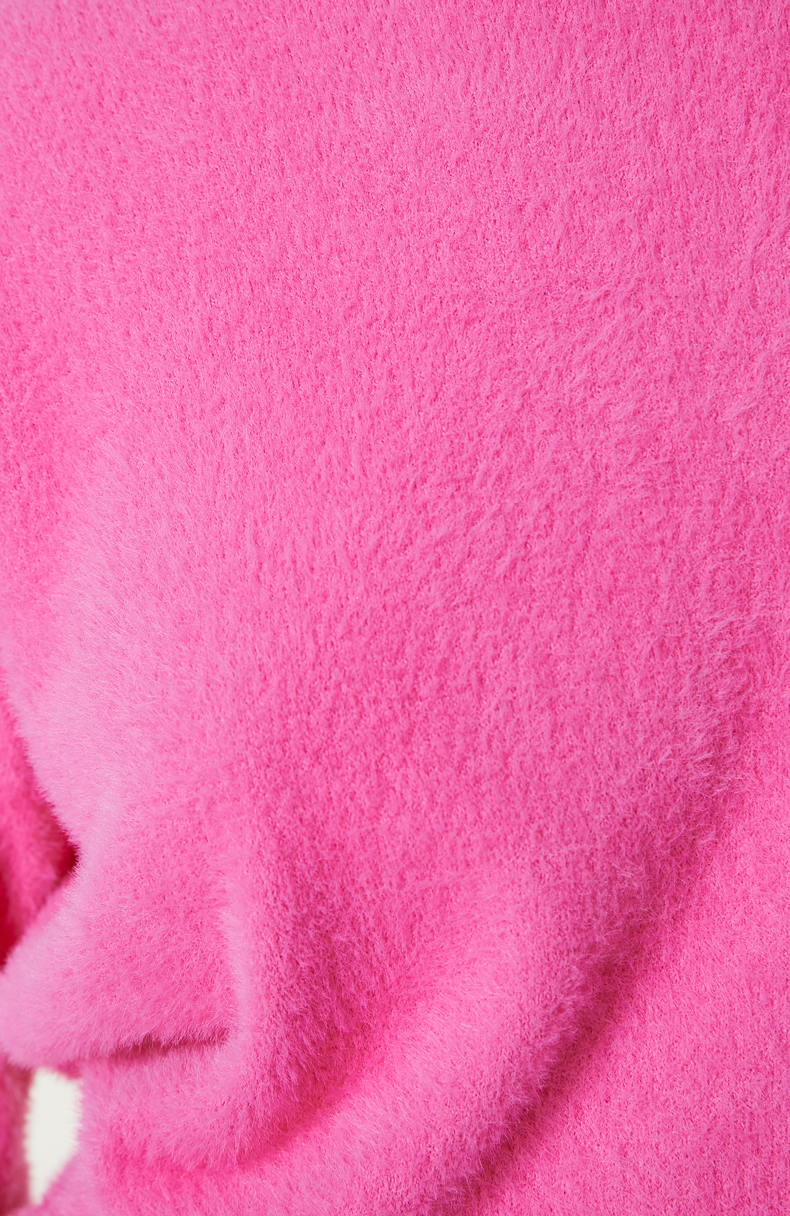 Pembe Dik Yaka Triko Kazak