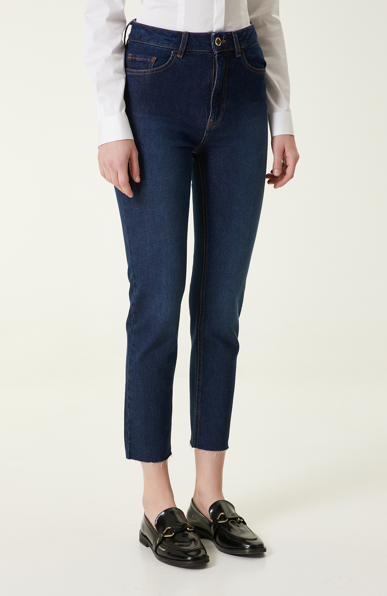 Lacivert Denim Pantolon