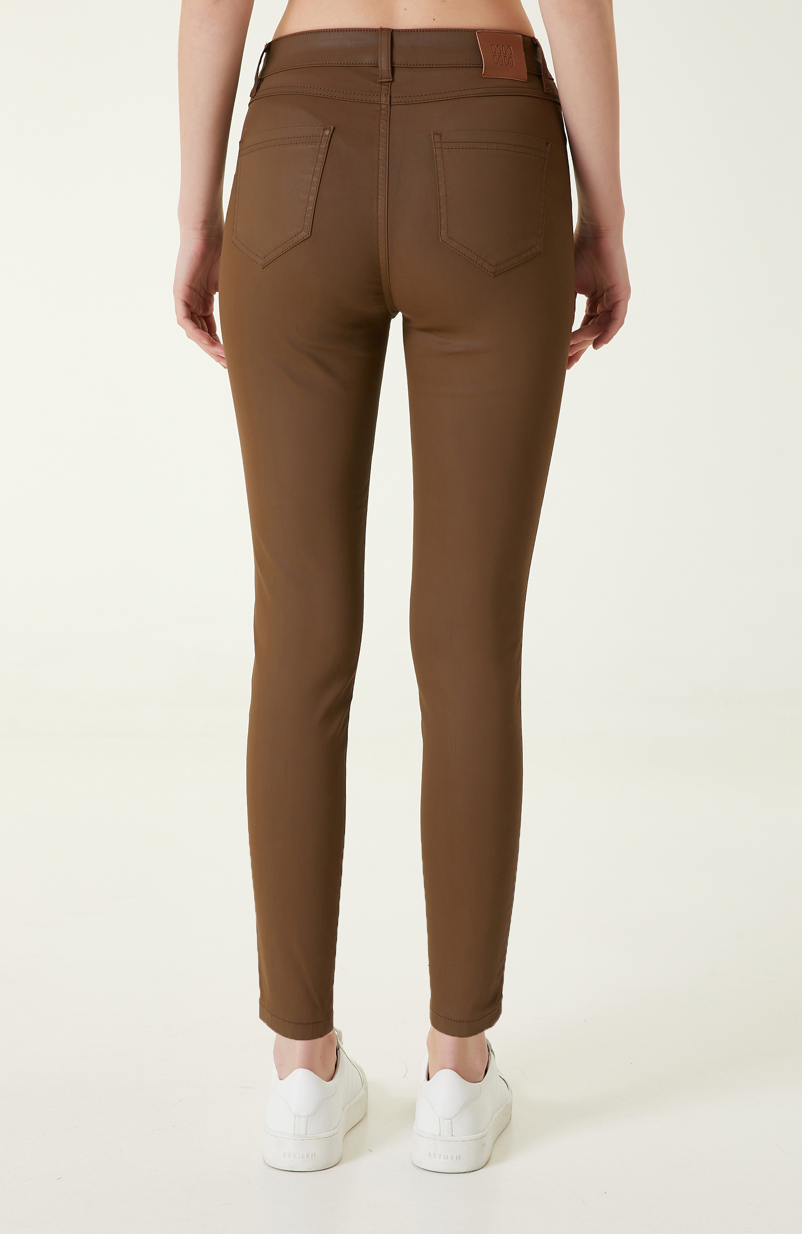 Açık Kahverengi Denim Pantolon