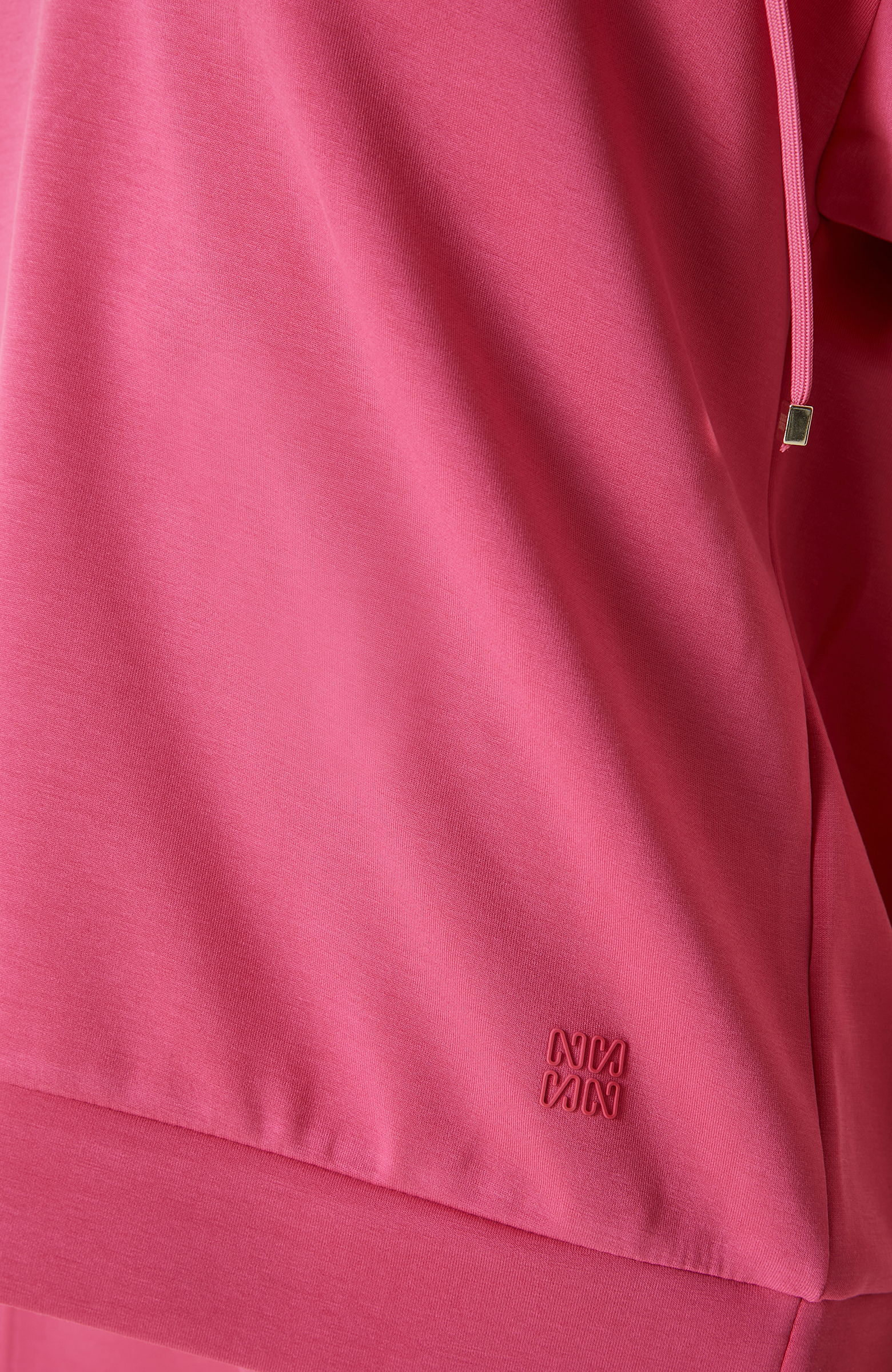 Neon Pembe Kapüşonlu Sweatshirt 