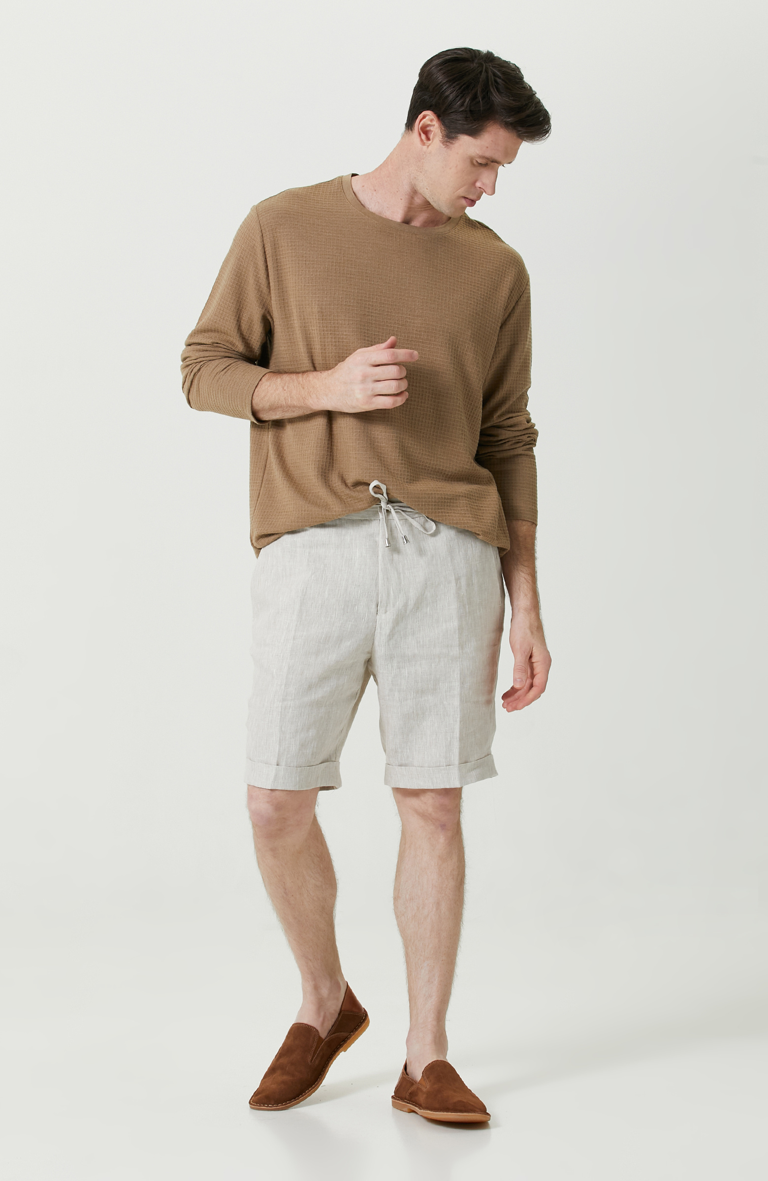 Bisiklet Yaka Vizon Sweatshirt