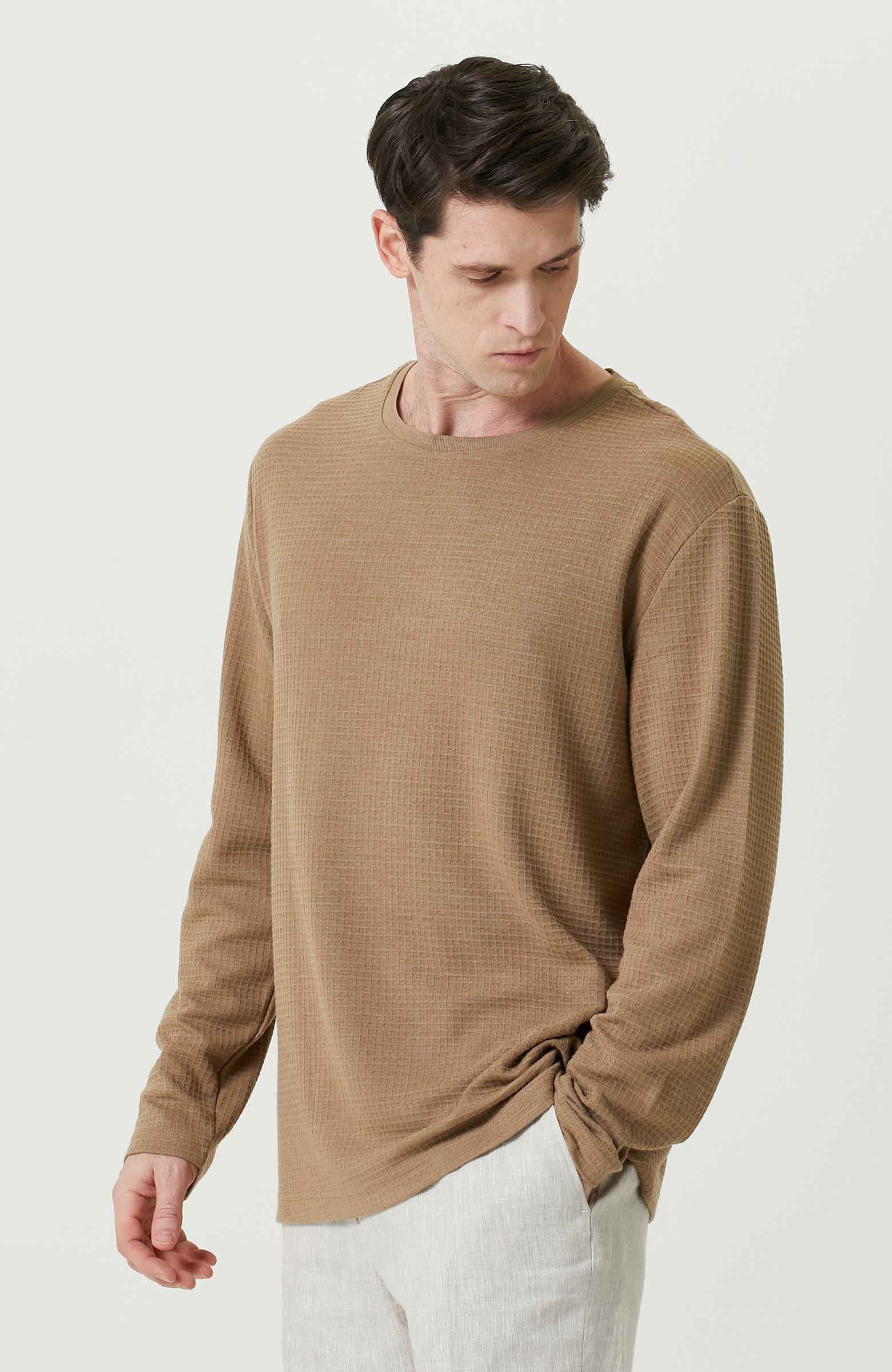 Bisiklet Yaka Vizon Sweatshirt