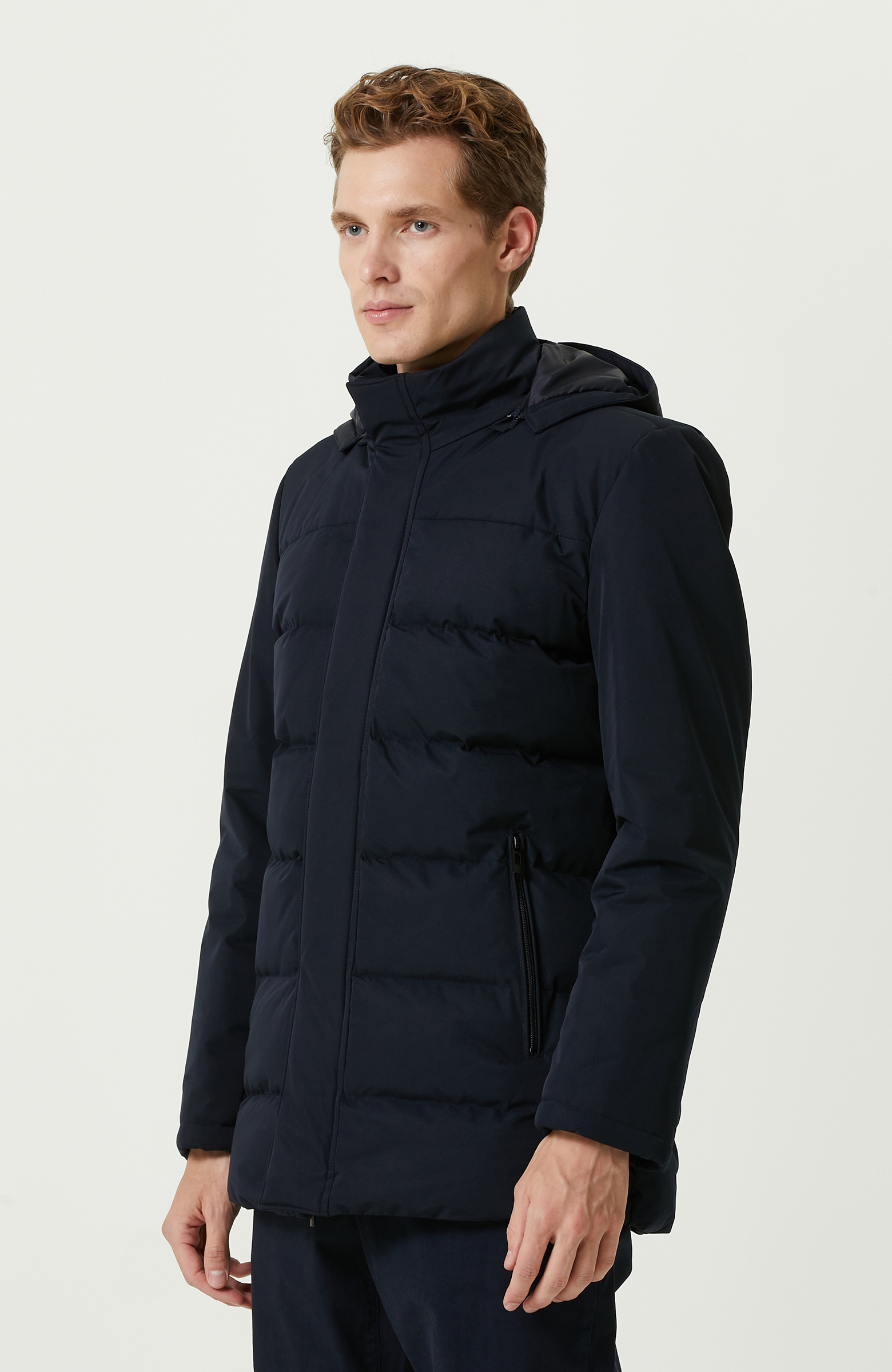 Lacivert Kapitoneli Kaban