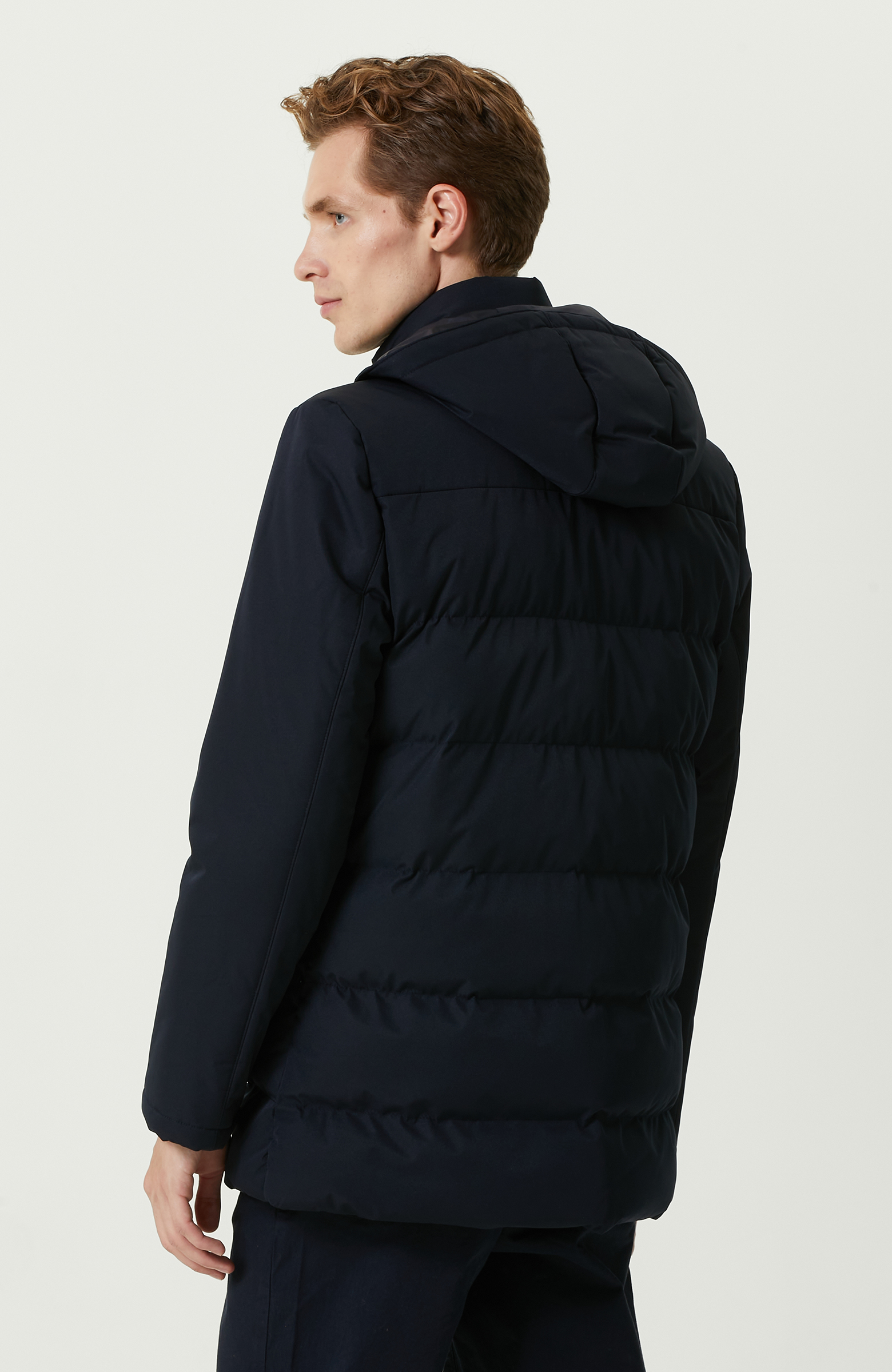 Lacivert Kapitoneli Kaban