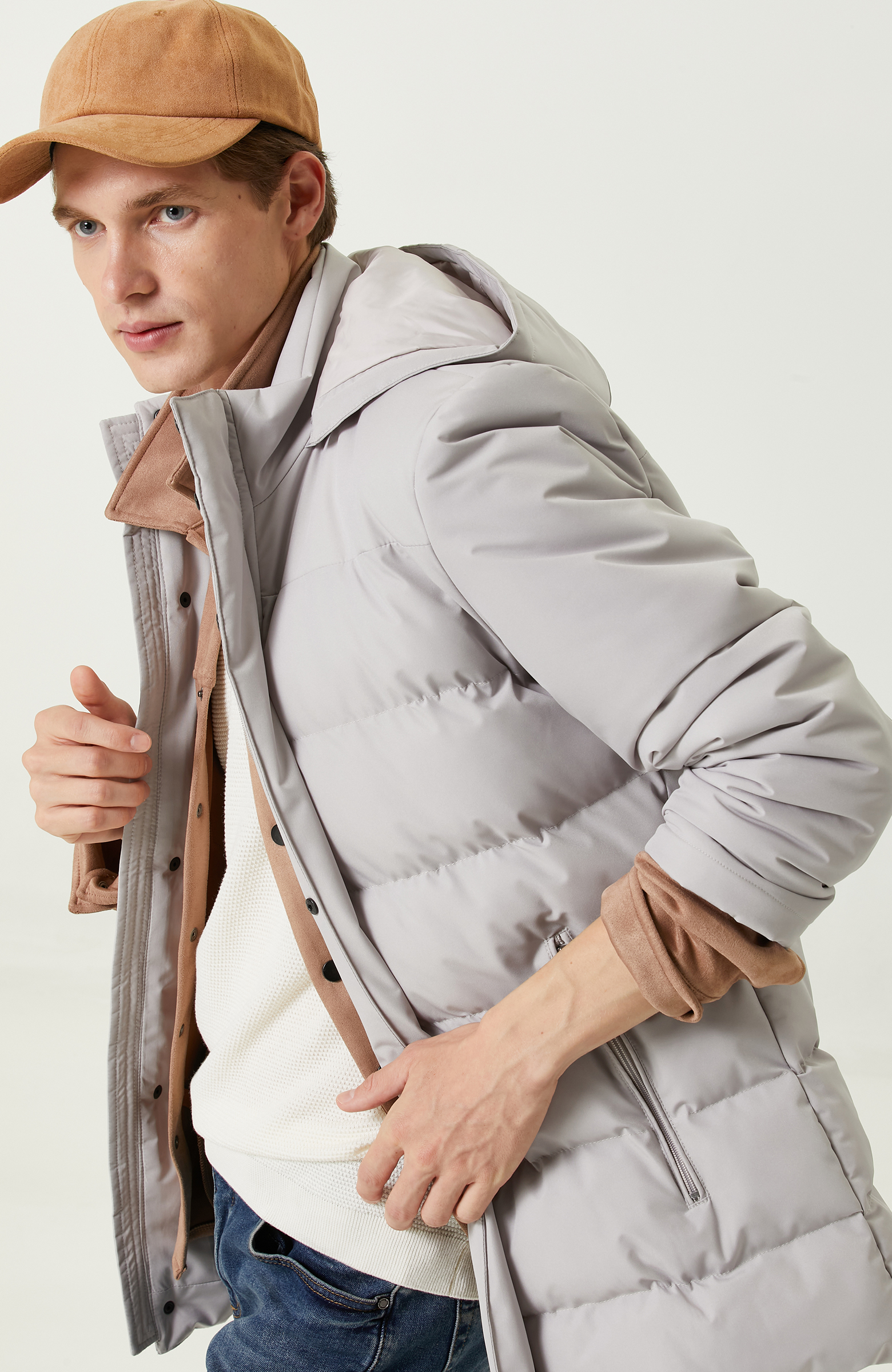 Taş Rengi Kapitoneli Kaban