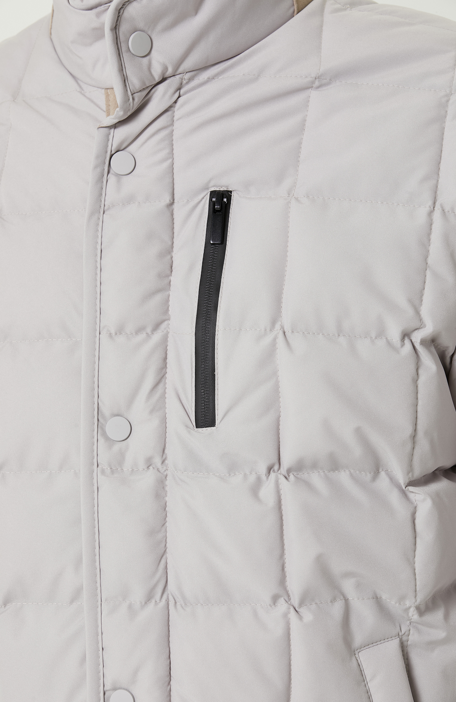 Taş Rengi Kapitoneli  Ceket