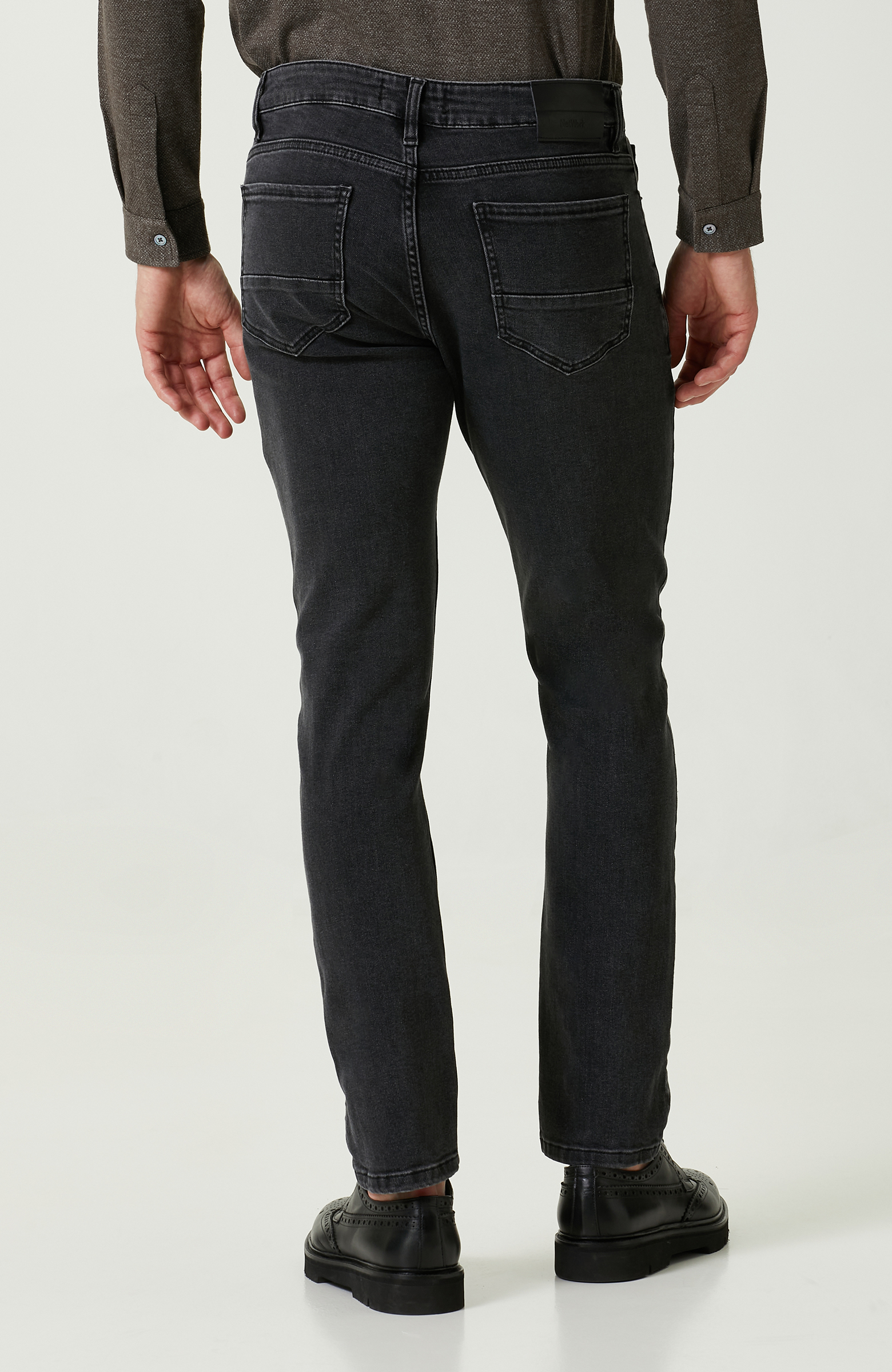 Antrasit Normal Bel Denim Pantolon