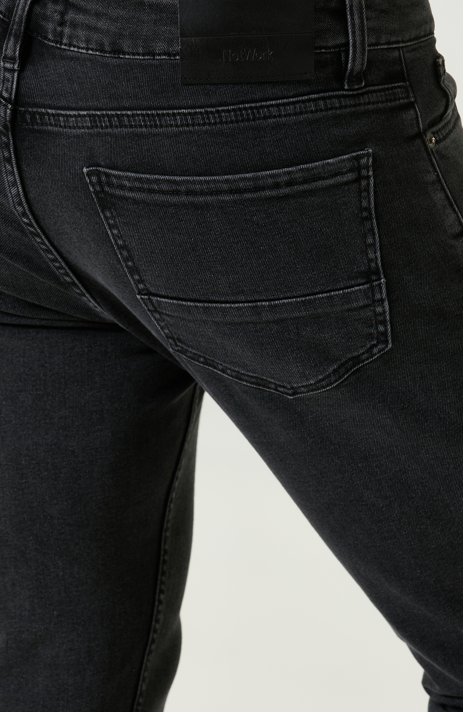 Antrasit Normal Bel Denim Pantolon