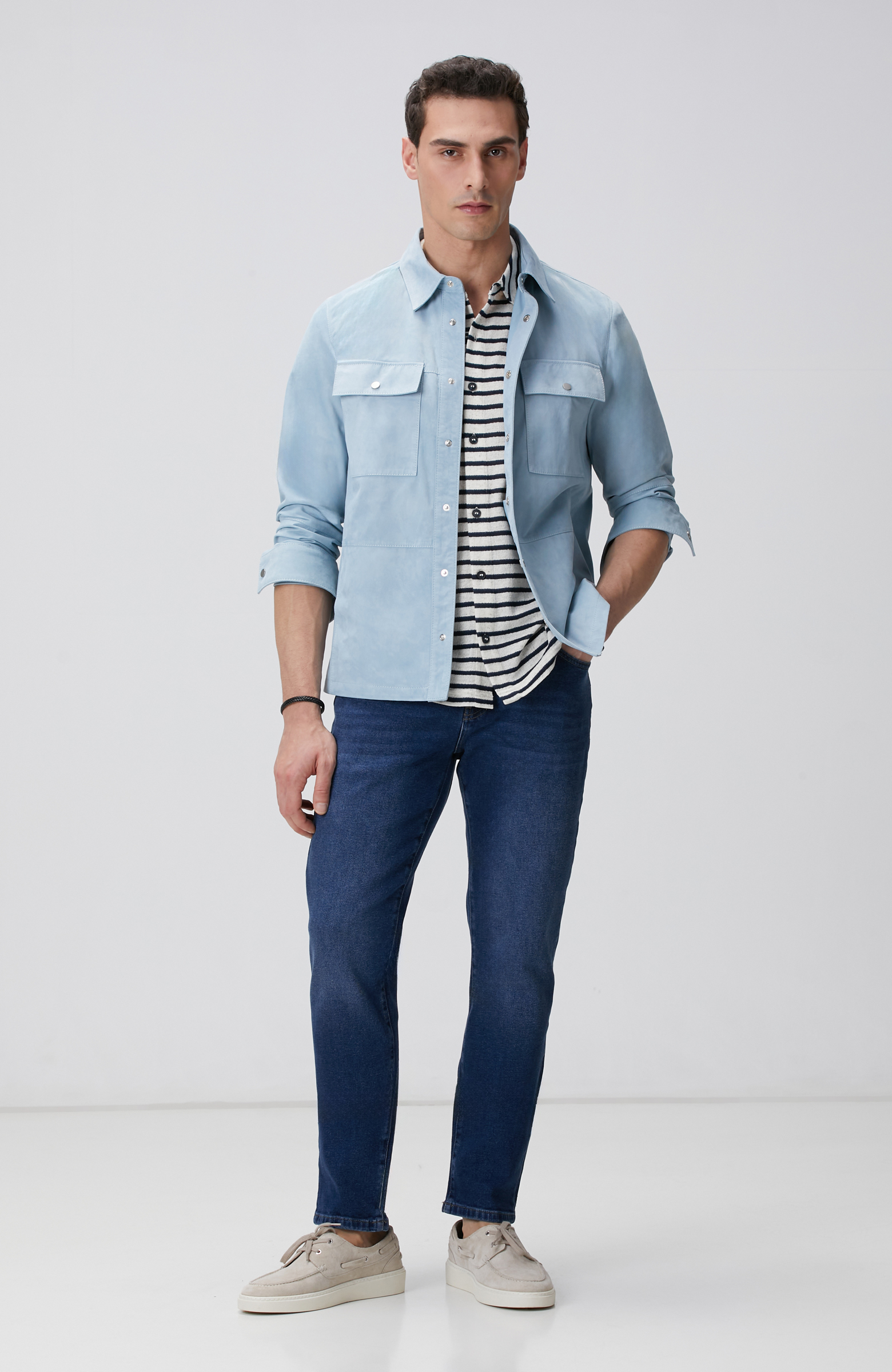 Lacivert Denim Pantolon