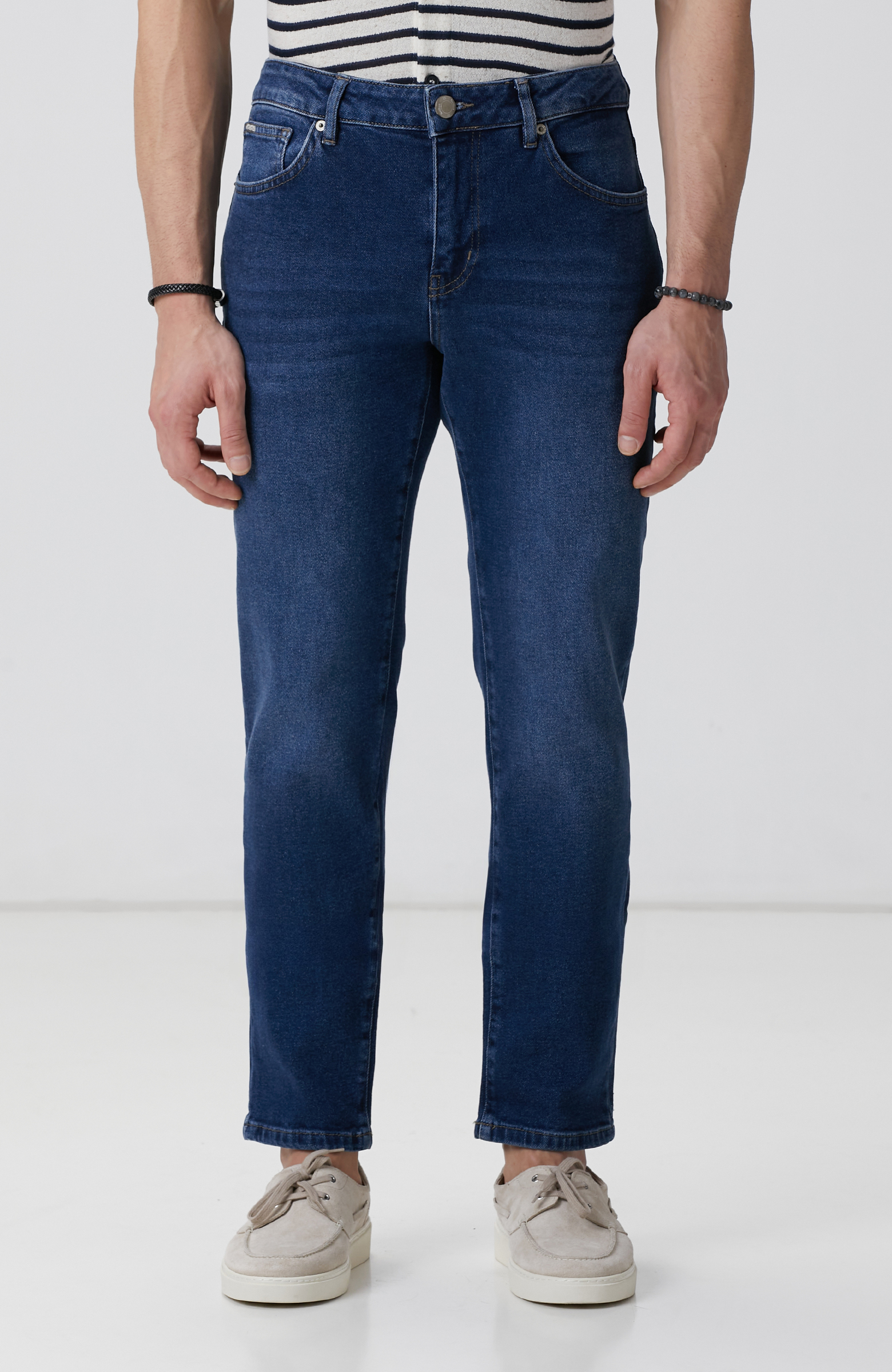 Lacivert Denim Pantolon