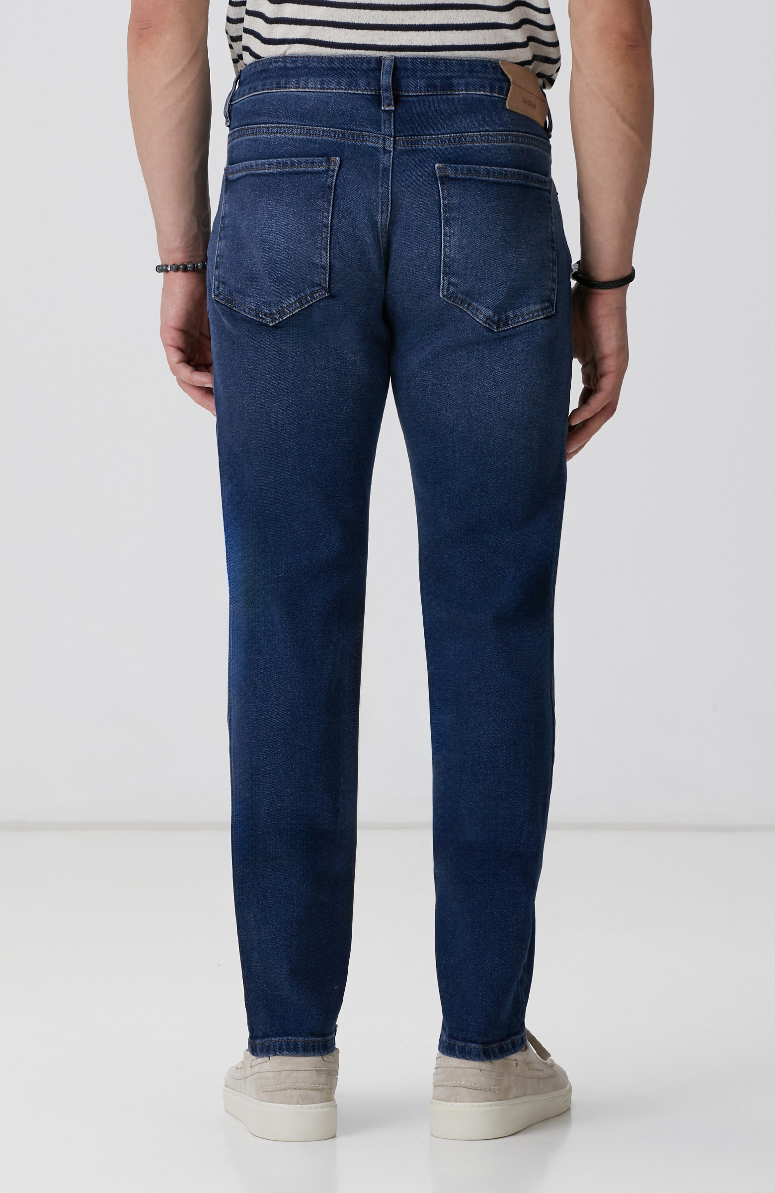 Lacivert Denim Pantolon