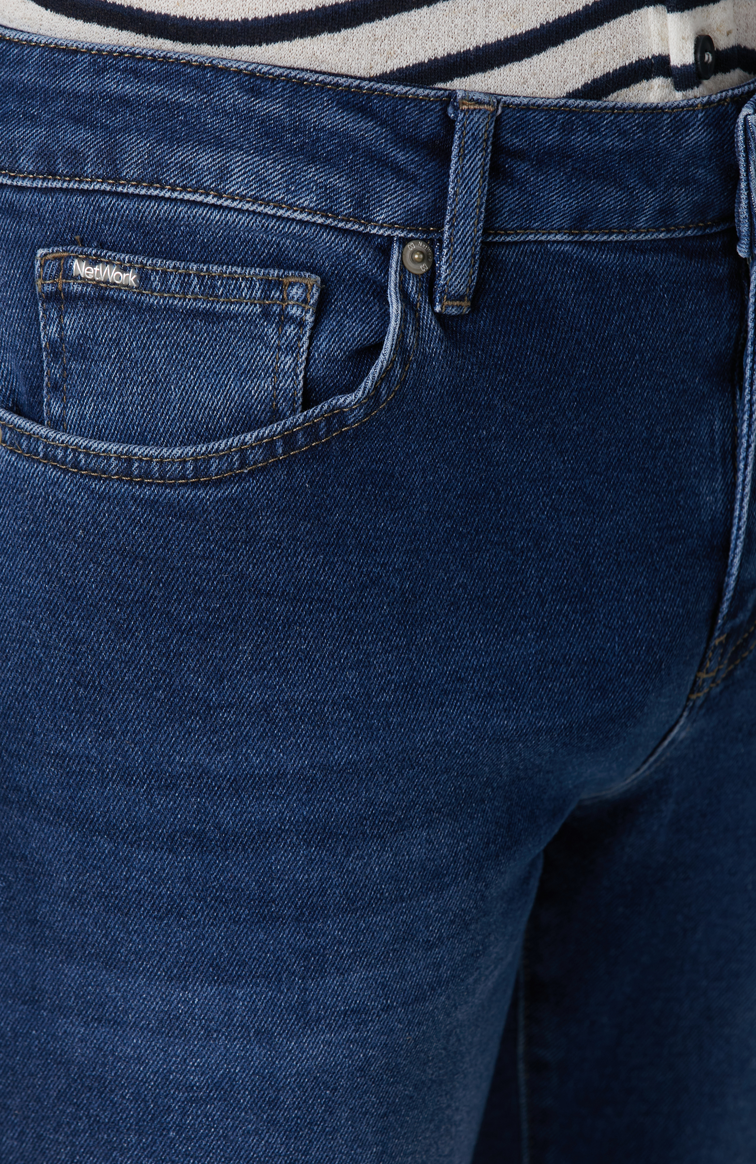 Lacivert Denim Pantolon