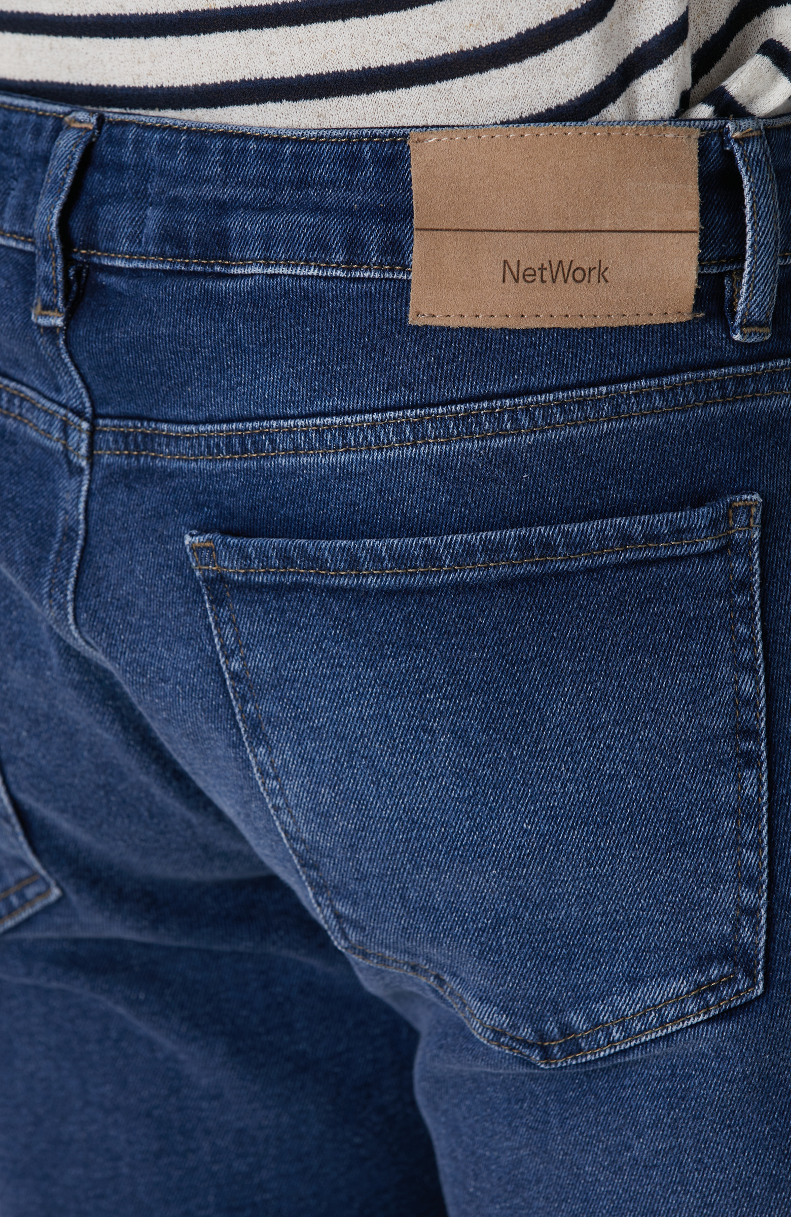 Lacivert Denim Pantolon